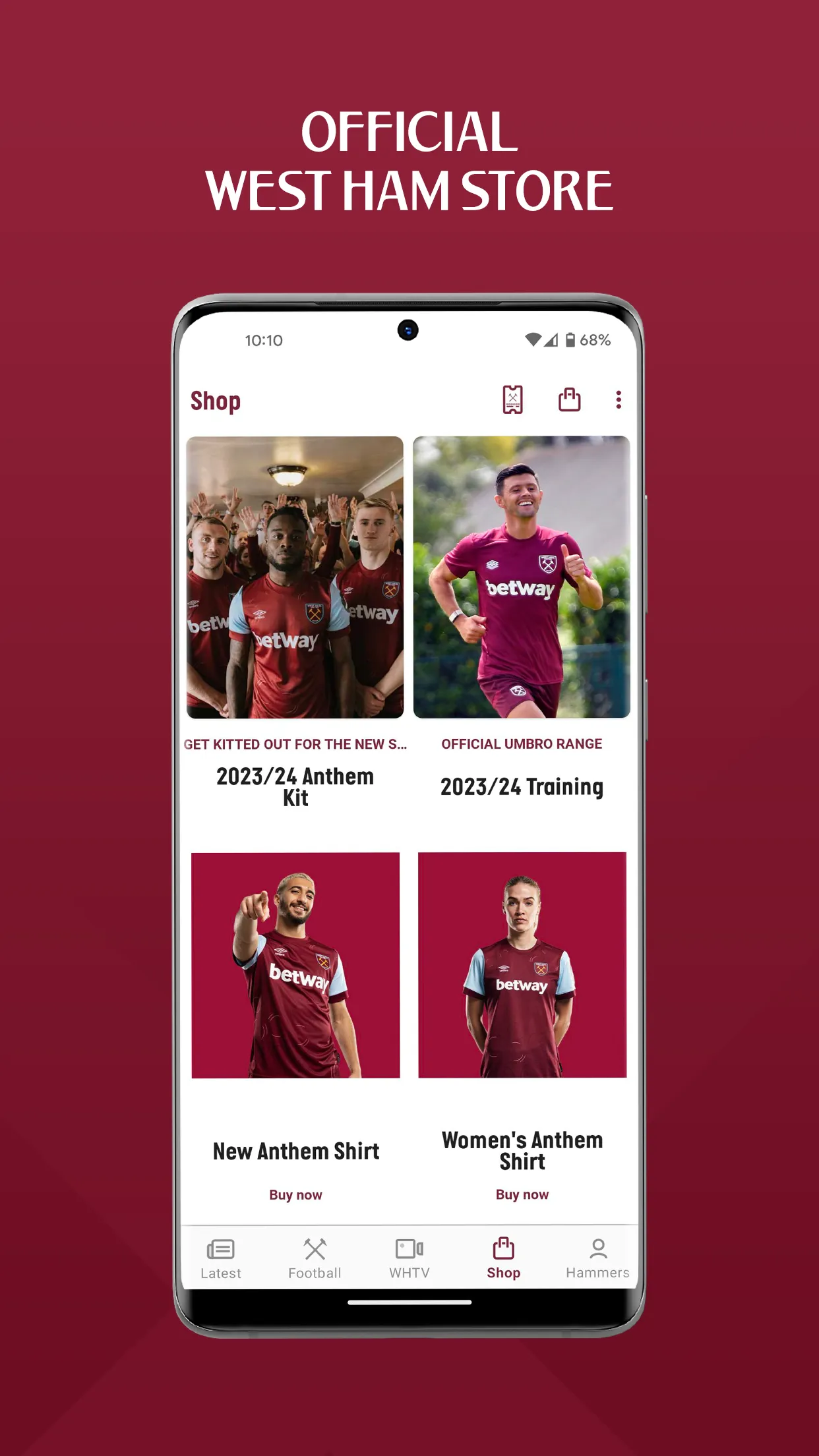 West Ham United | Indus Appstore | Screenshot