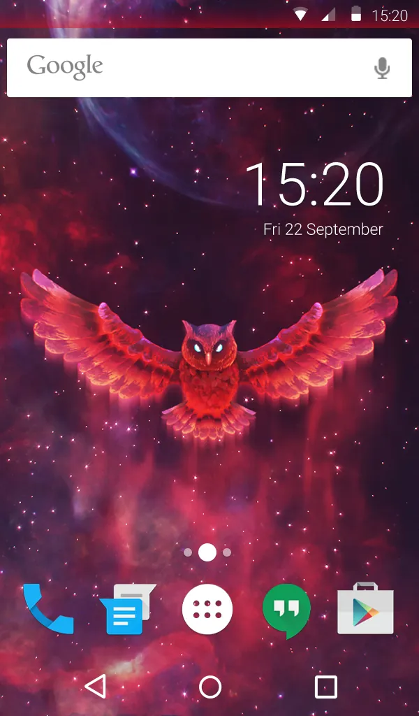 Space Owl Keyboard & Wallpaper | Indus Appstore | Screenshot