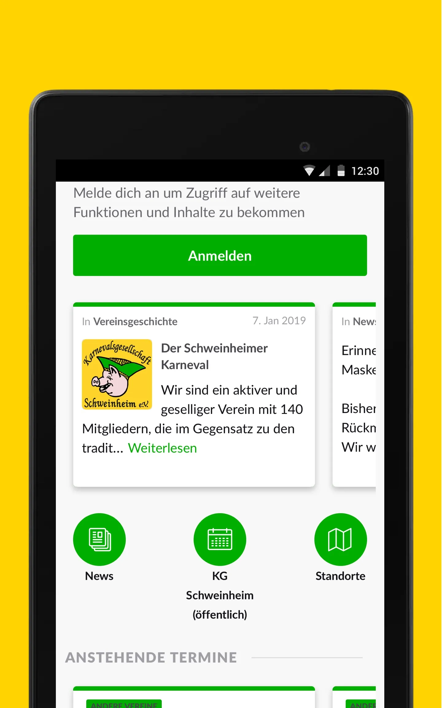 KG Schweinheim e.V. | Indus Appstore | Screenshot