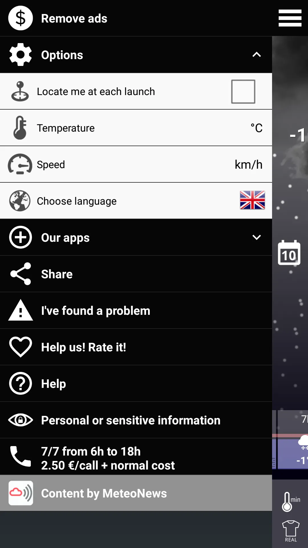 France Weather | Indus Appstore | Screenshot