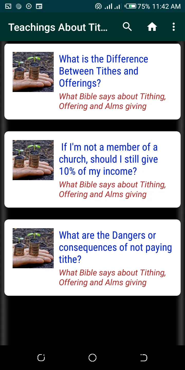 Tithe Teachings | Indus Appstore | Screenshot