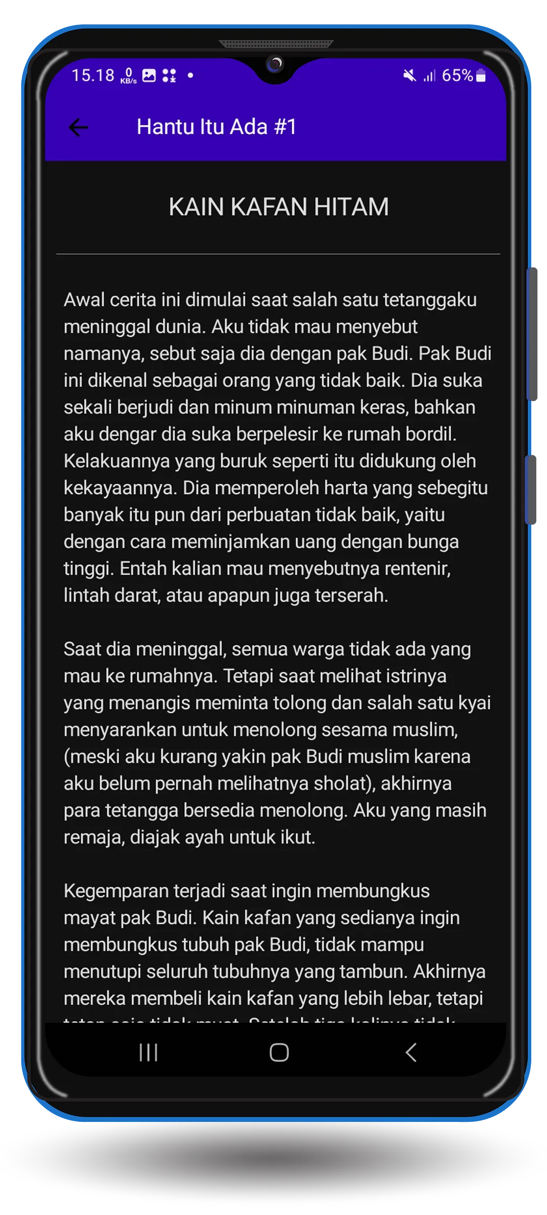 1000+ Cerita Hantu Horor Nyata | Indus Appstore | Screenshot