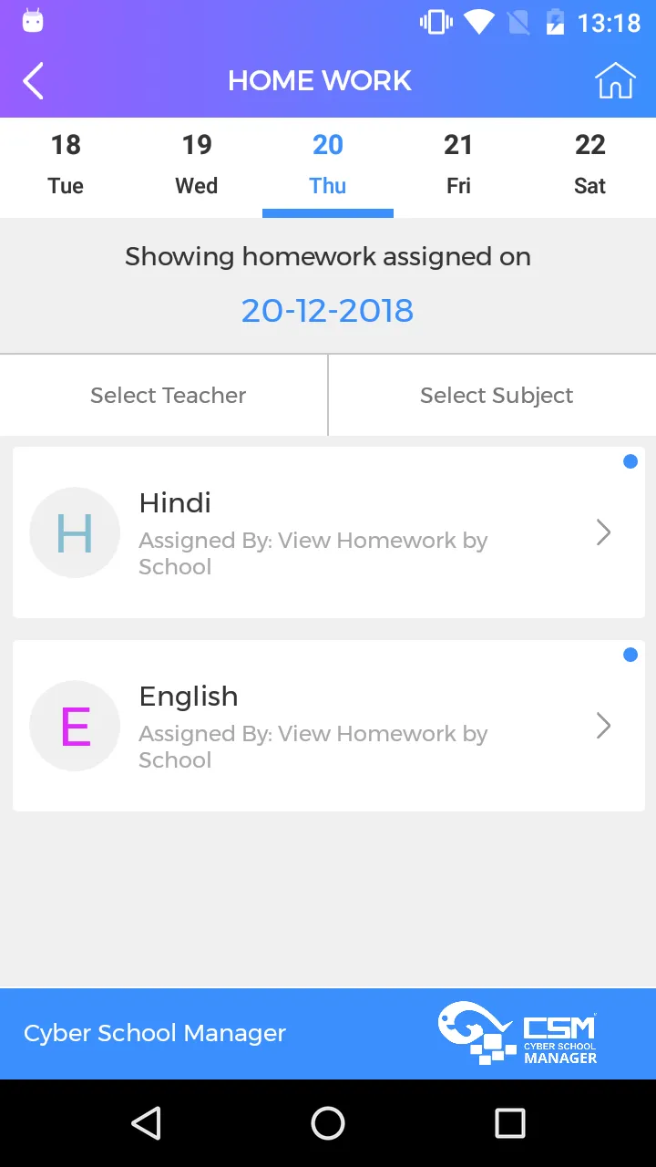 Cyber School Manager | Indus Appstore | Screenshot