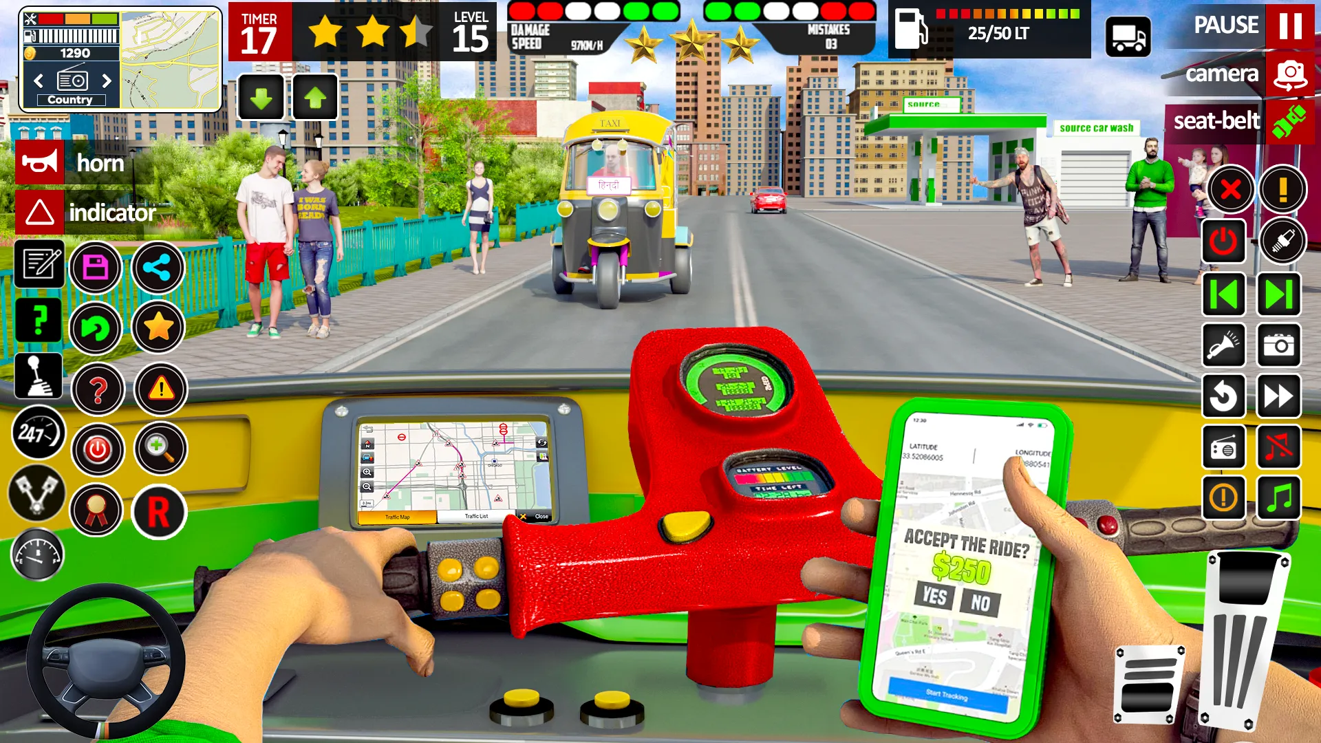 TukTuk Rickshaw Driving Games | Indus Appstore | Screenshot