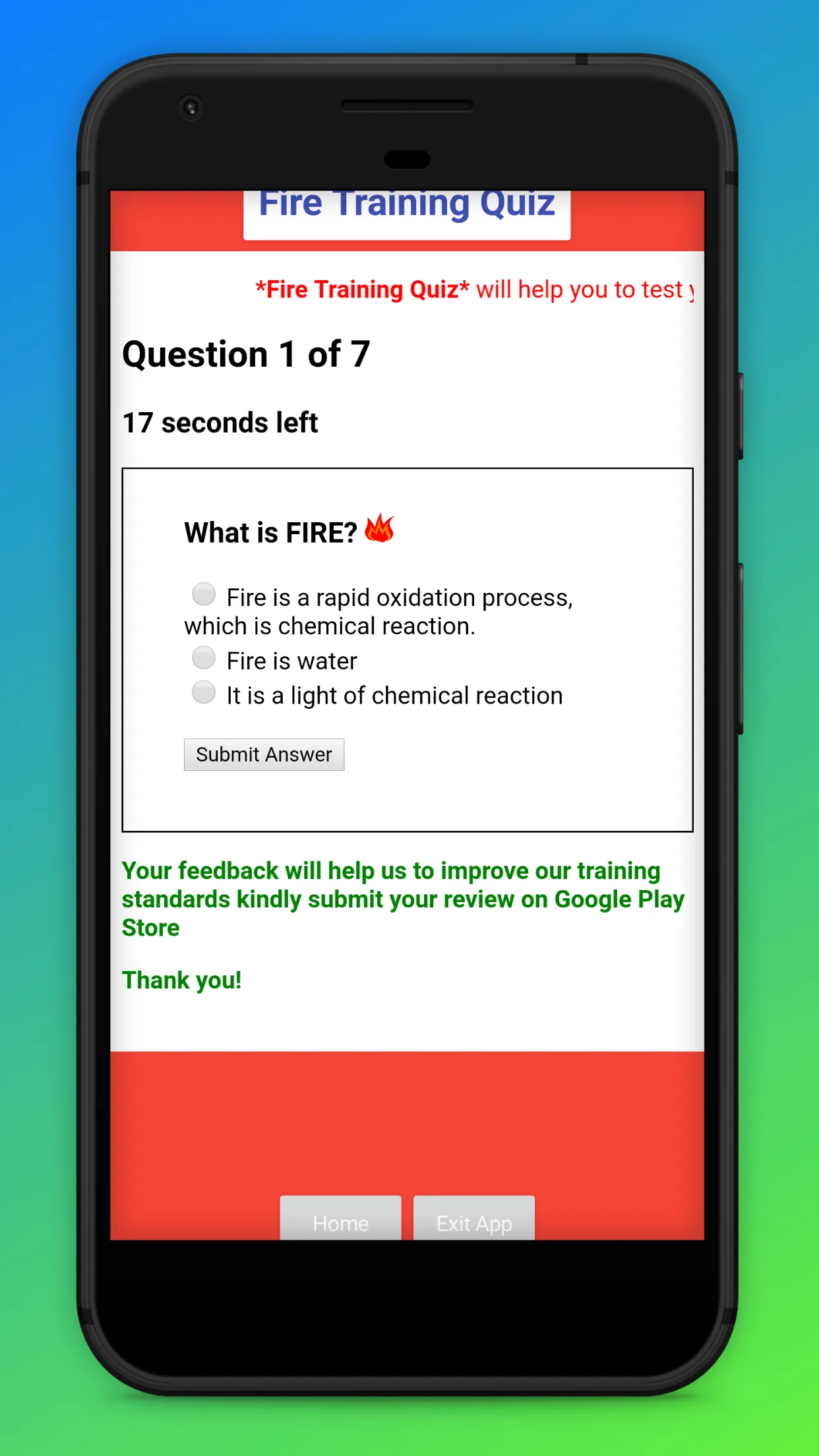 Fire Awareness Training | Indus Appstore | Screenshot