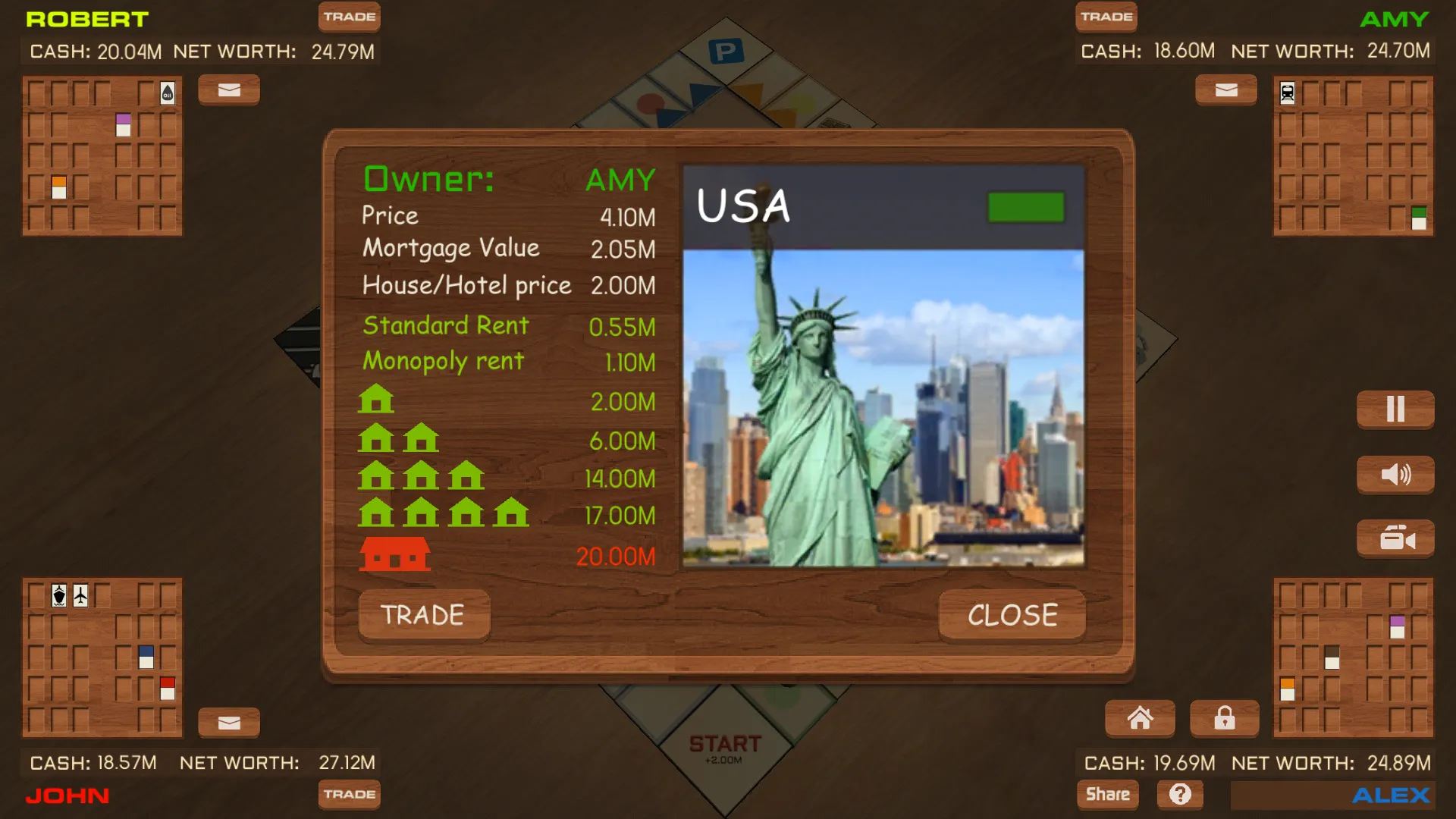 Businessman ONLINE board game | Indus Appstore | Screenshot