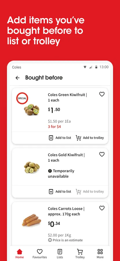 Coles App | Indus Appstore | Screenshot