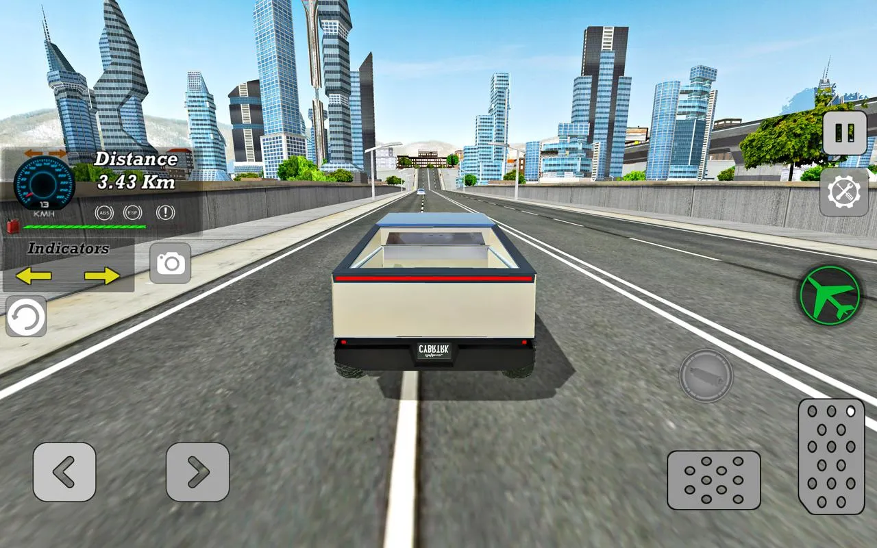 Modern Flying Car Driving Sim | Indus Appstore | Screenshot