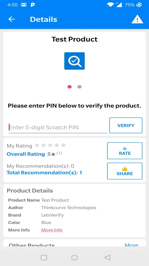 LetsVeriFy | Indus Appstore | Screenshot