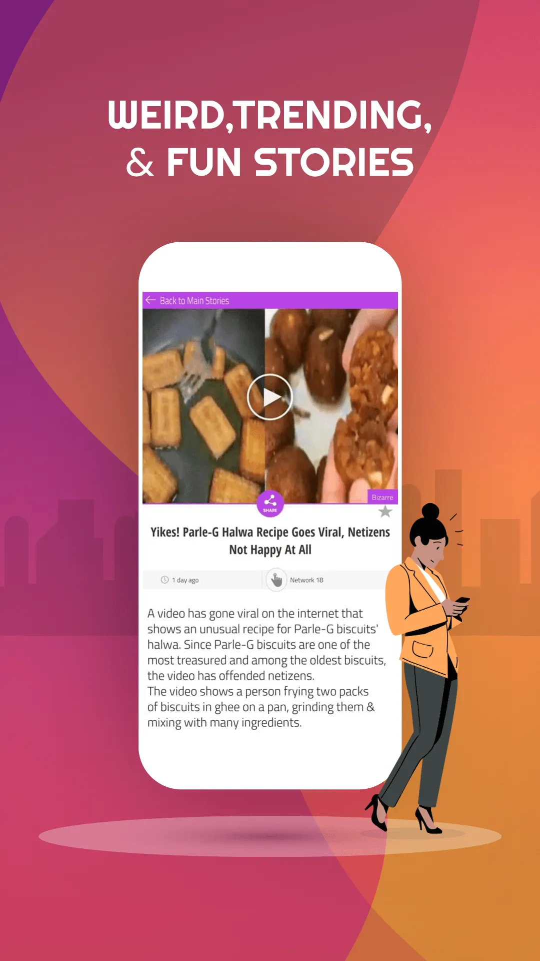 ViralShots: Read viral stories | Indus Appstore | Screenshot