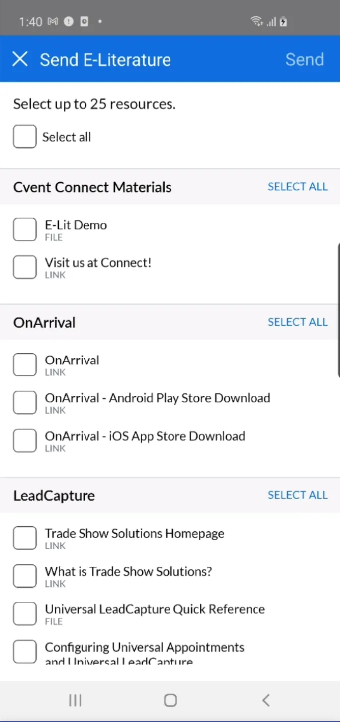 Cvent LeadCapture | Indus Appstore | Screenshot