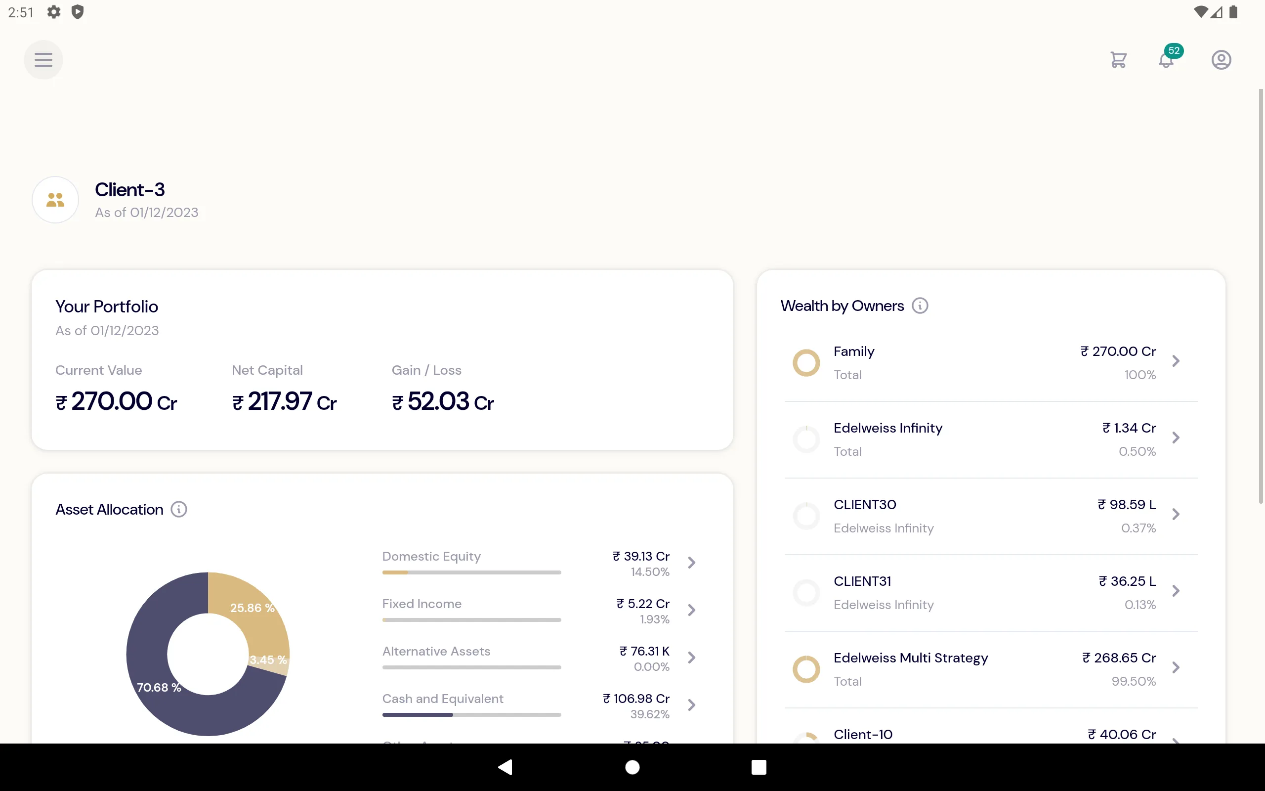 Nuvama Infinity | Indus Appstore | Screenshot