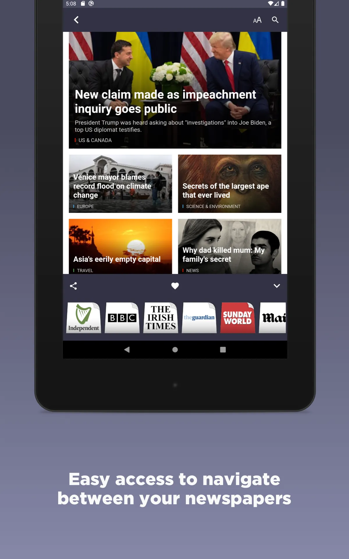 Irish Newspapers | Indus Appstore | Screenshot