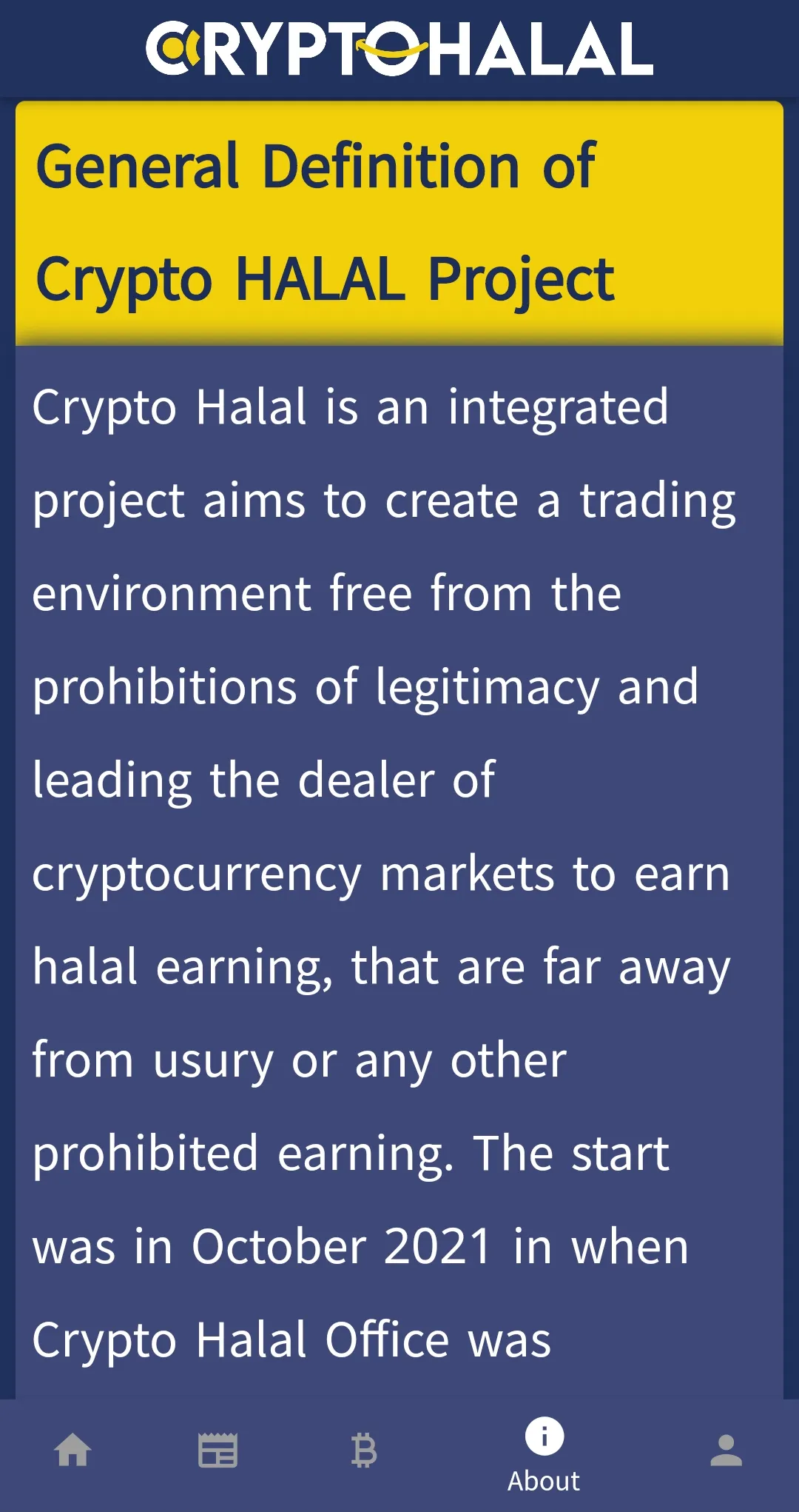 Crypto Halal - كريبتو حلال | Indus Appstore | Screenshot