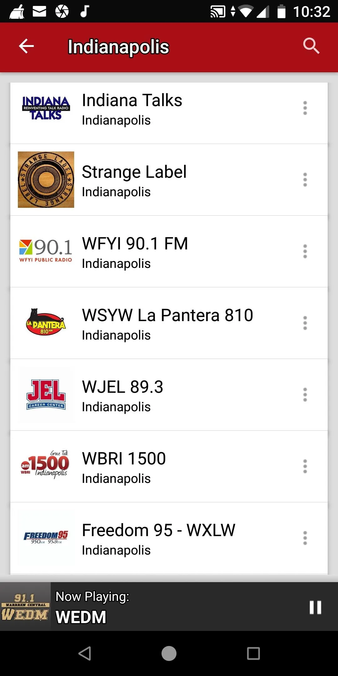 Indianapolis Radio Stations | Indus Appstore | Screenshot