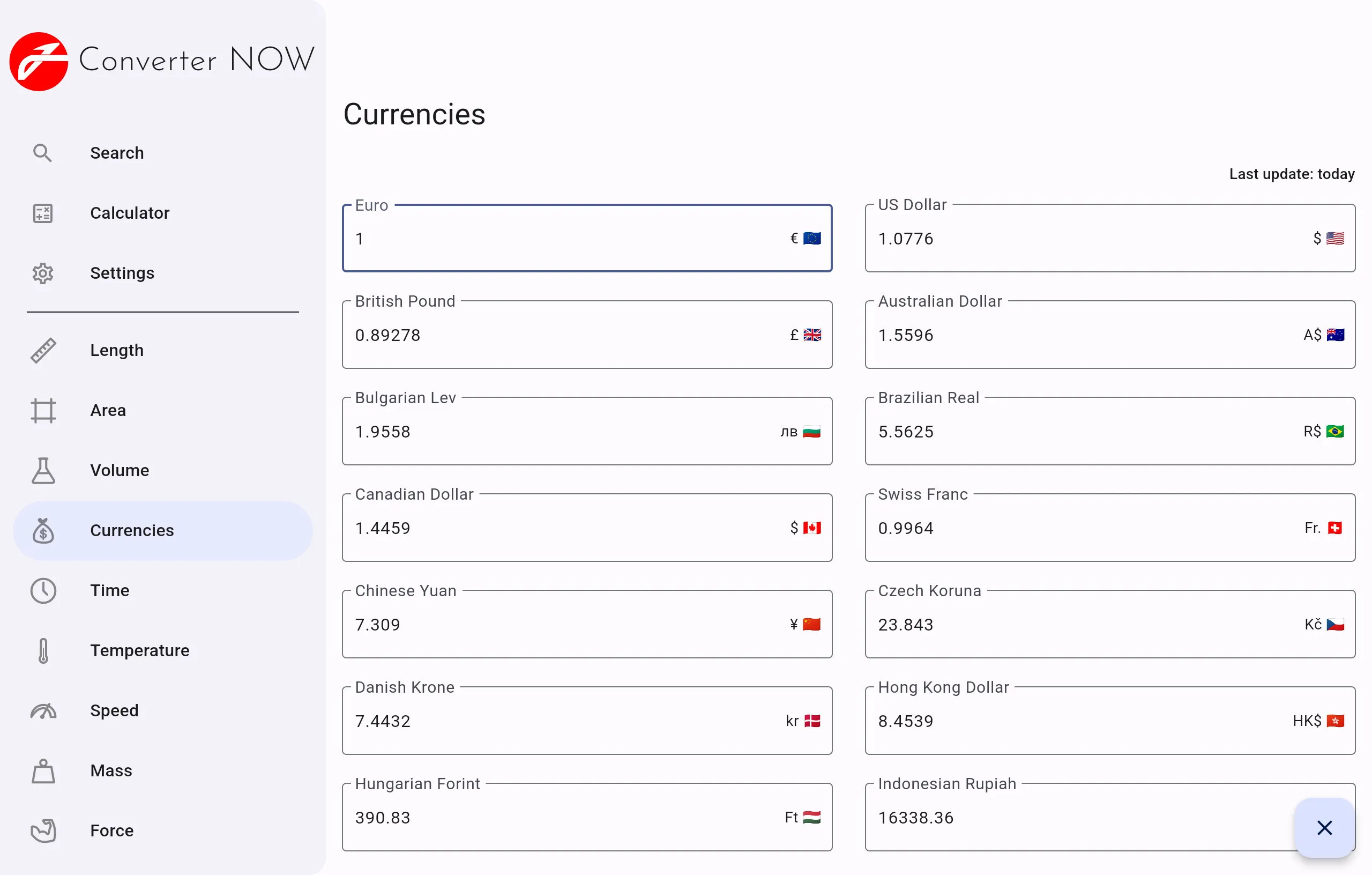 Converter NOW: Unit Converter | Indus Appstore | Screenshot