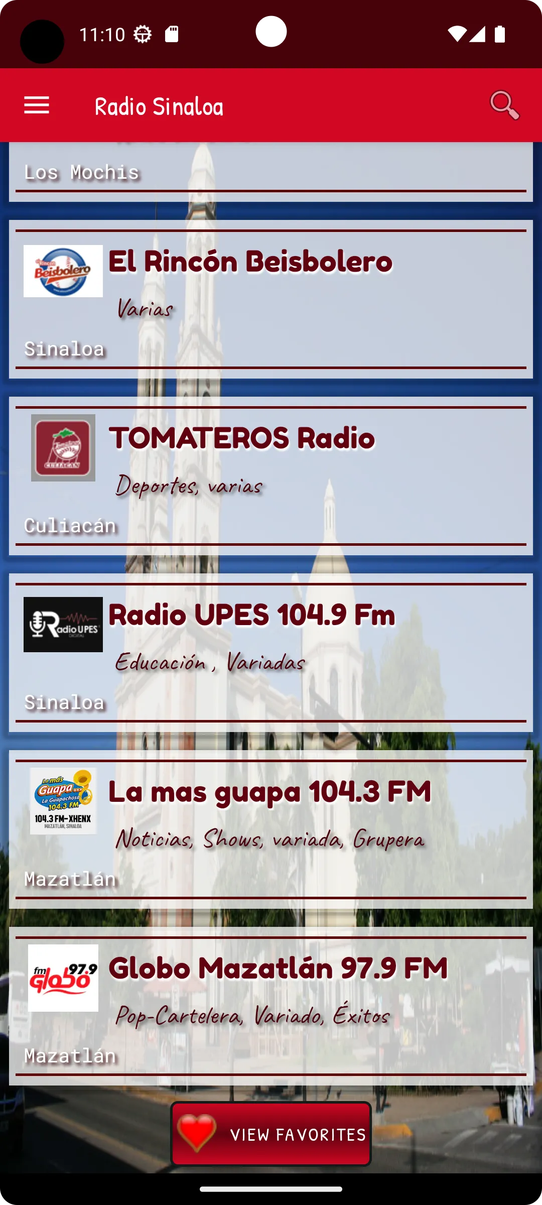 Radio Sinaloa Mexico + music | Indus Appstore | Screenshot