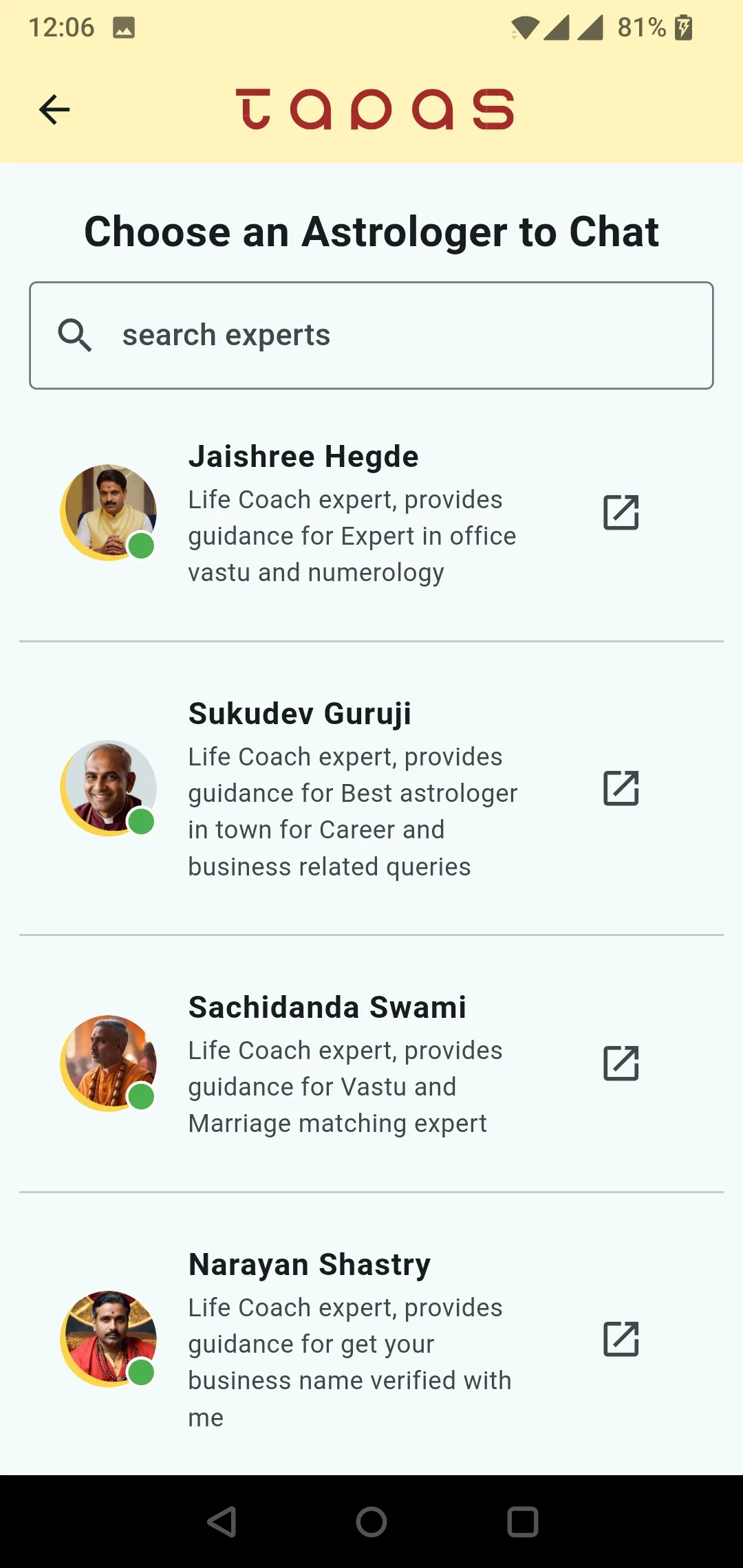 Tapas - Free Astrology Chats | Indus Appstore | Screenshot