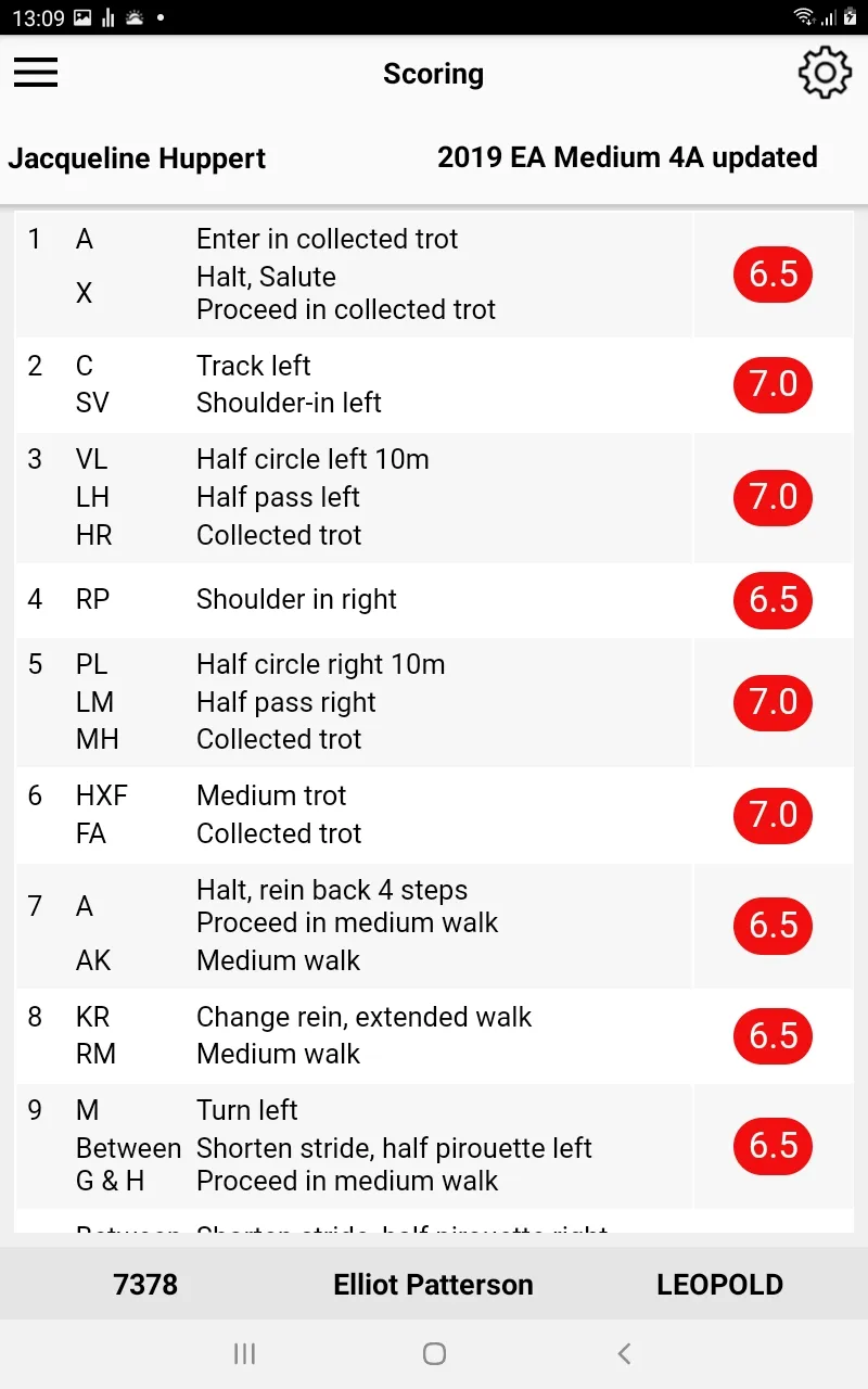 LiveScore Dressage | Indus Appstore | Screenshot