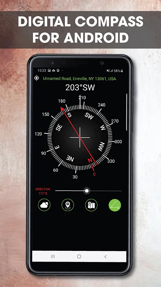 Digital Compass for Android | Indus Appstore | Screenshot