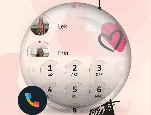 Theme Dialer Glass Paris | Indus Appstore | Screenshot