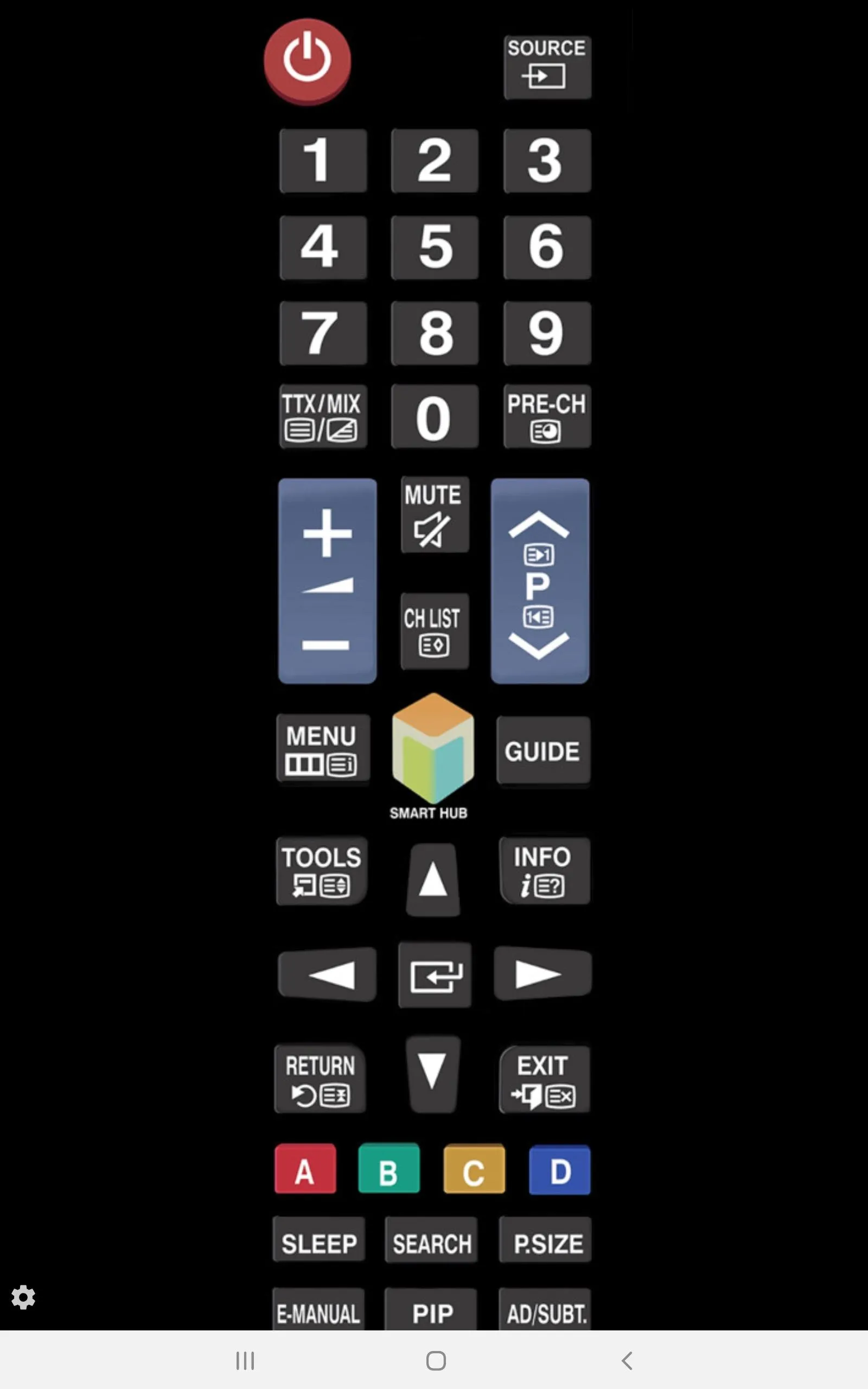TV (Samsung) Remote Control | Indus Appstore | Screenshot