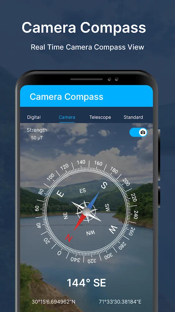 Qibla Compass: Digital Compass | Indus Appstore | Screenshot