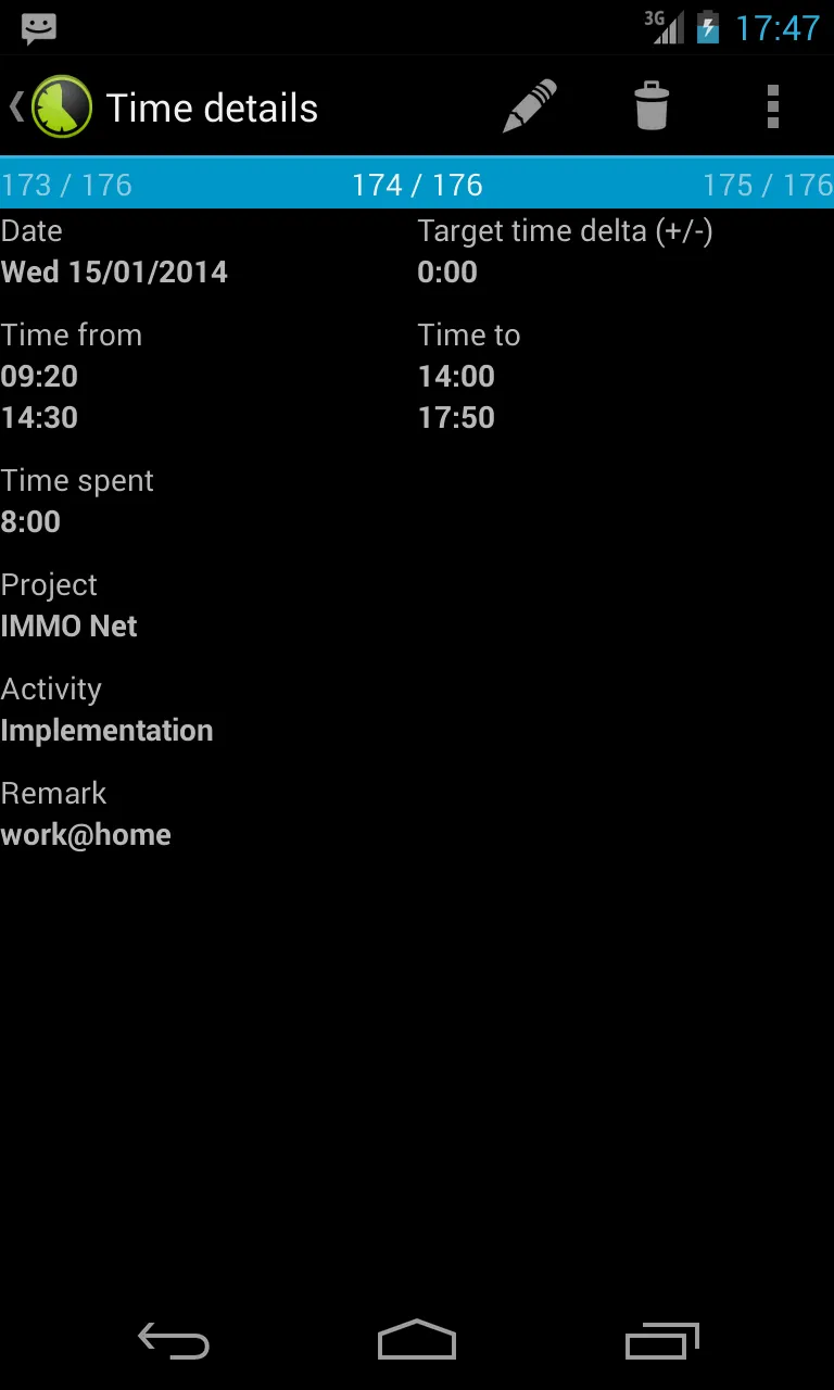 Time Control - track worktime | Indus Appstore | Screenshot