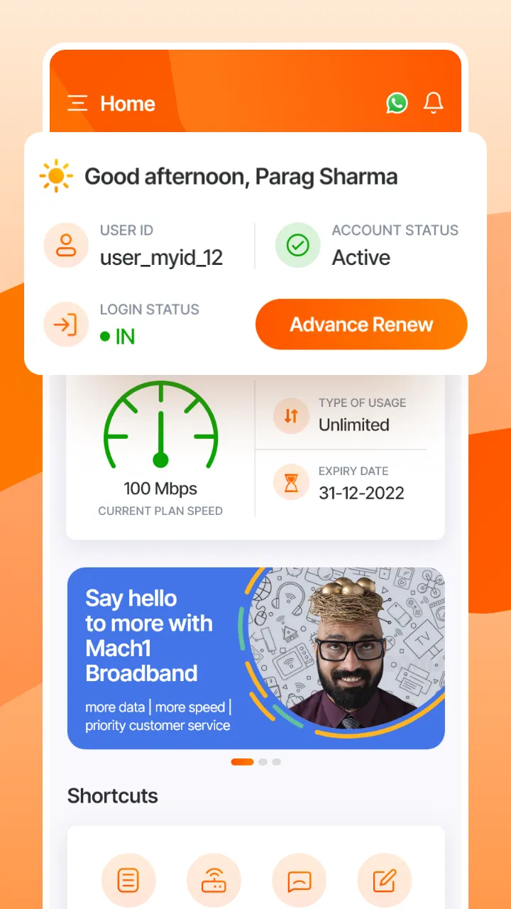 Mach1 Broadband | Indus Appstore | Screenshot