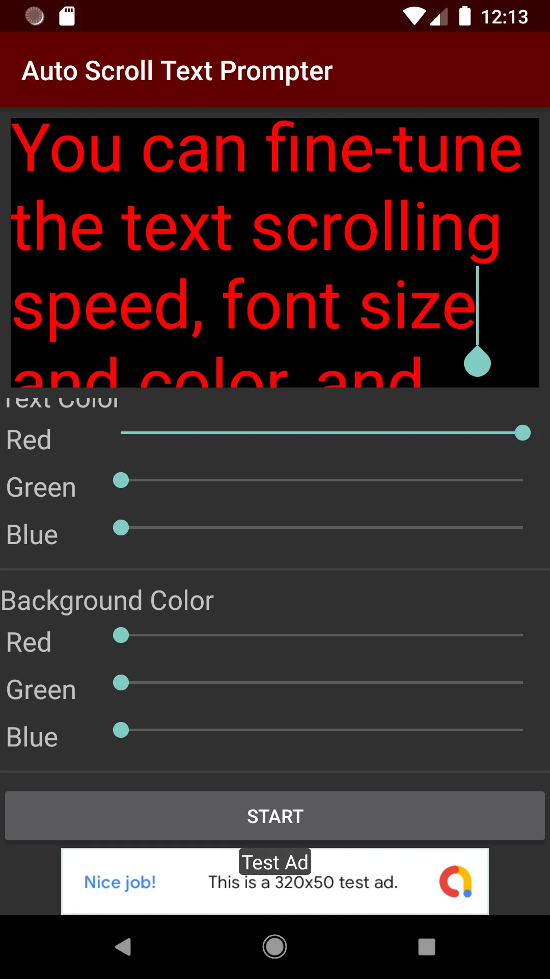 Auto Scroll Text Prompter | Indus Appstore | Screenshot