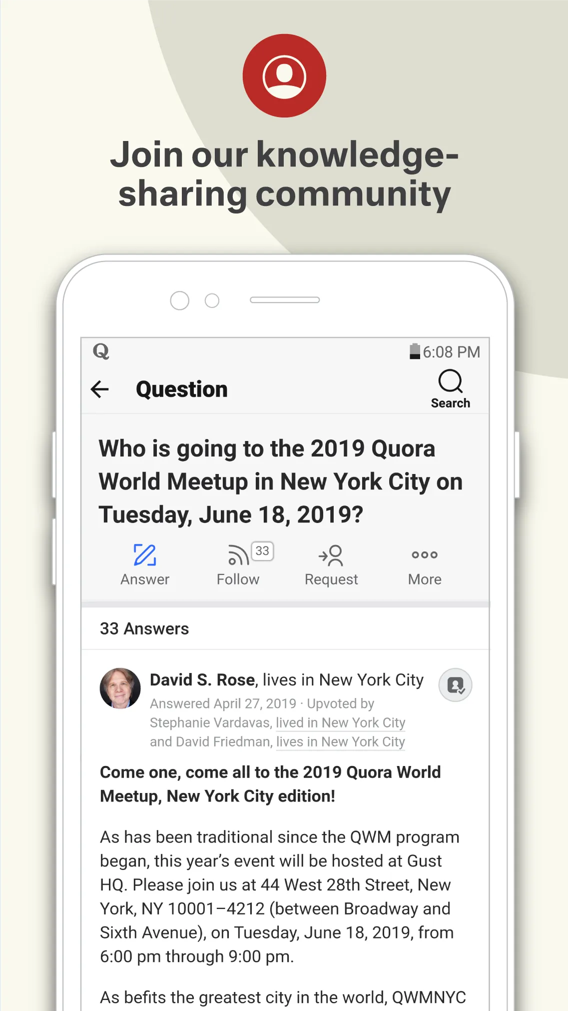 Quora: the knowledge platform | Indus Appstore | Screenshot