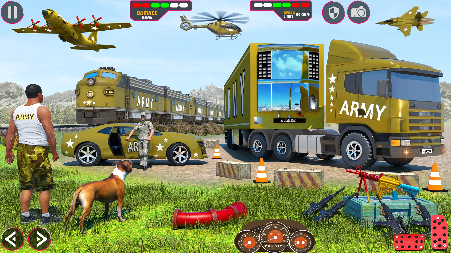 Army Car Truck Transport Games | Indus Appstore | Screenshot