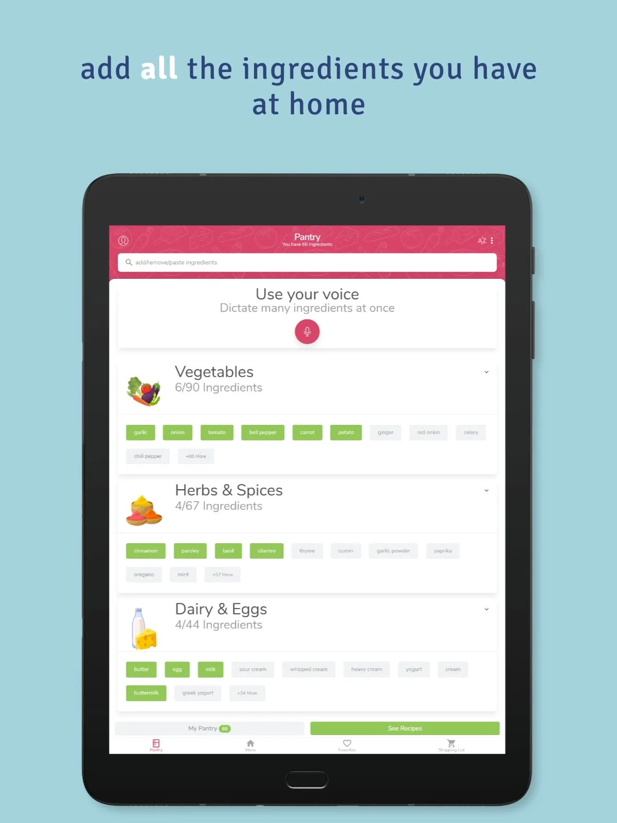 SuperCook - Recipe Generator | Indus Appstore | Screenshot