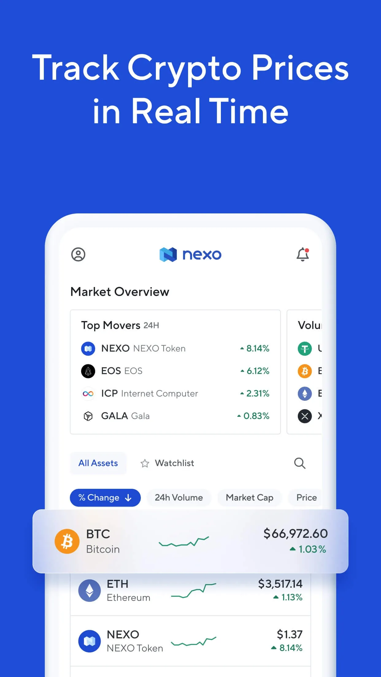 Nexo: Buy Bitcoin & Crypto | Indus Appstore | Screenshot