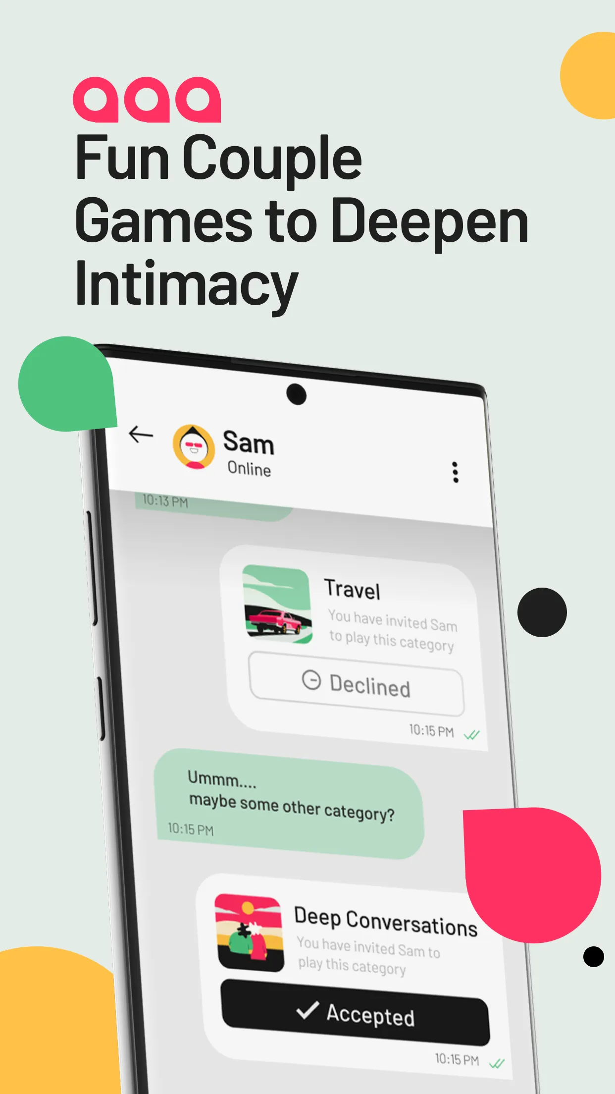 Pillow Talk: Fun Couple Games | Indus Appstore | Screenshot