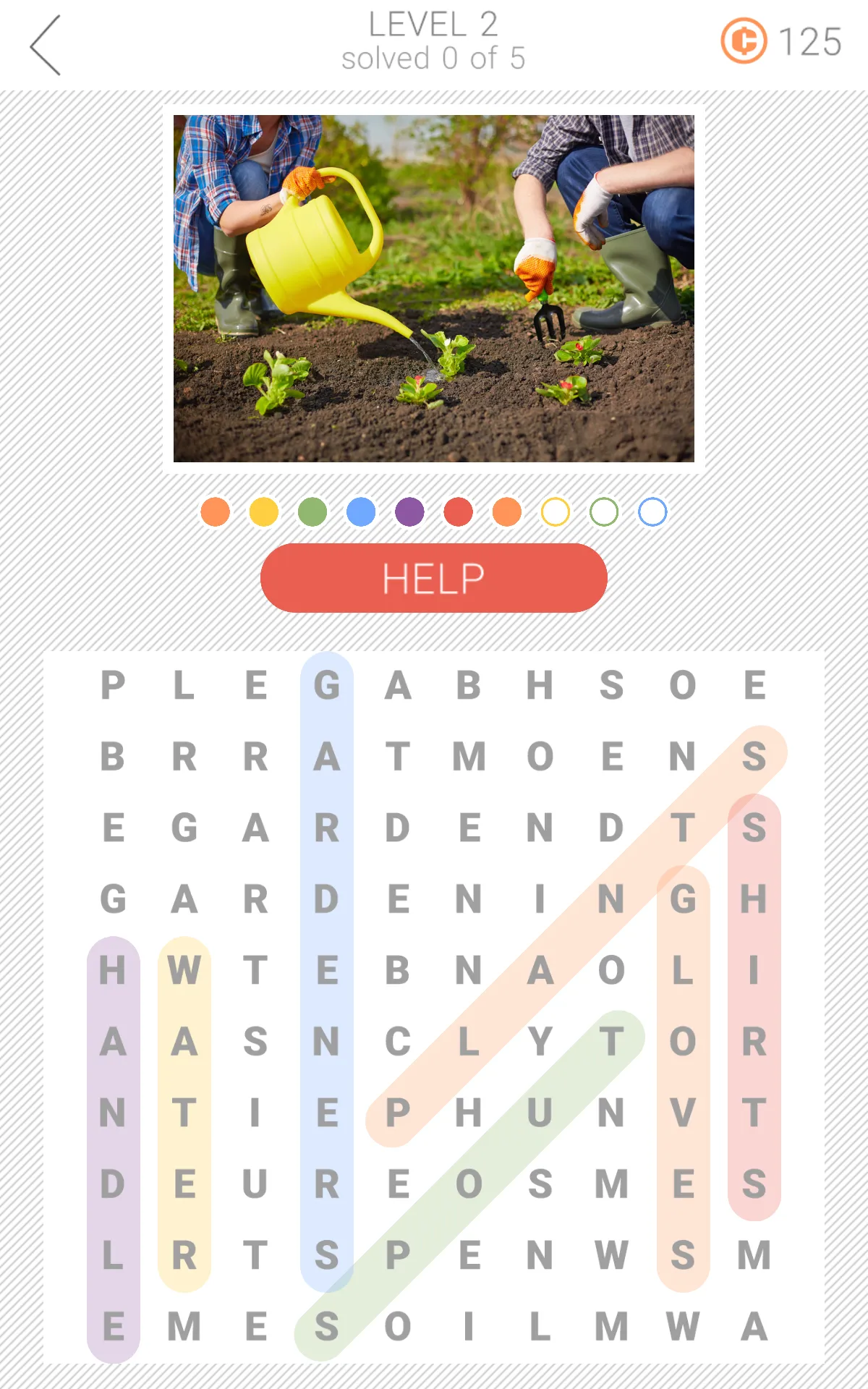 10x10 Word Search | Indus Appstore | Screenshot