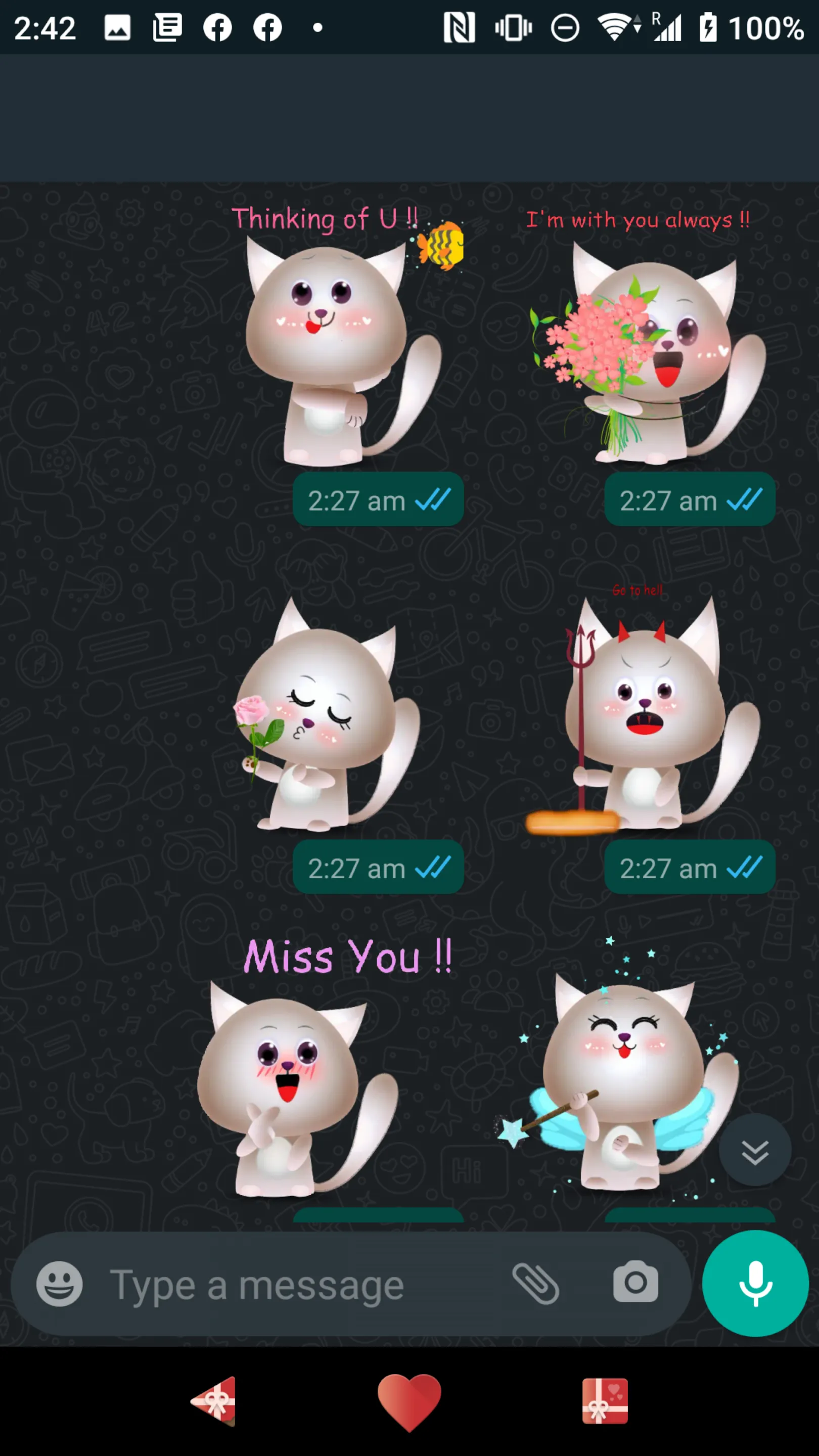 Animated Kitten Sticker | Indus Appstore | Screenshot