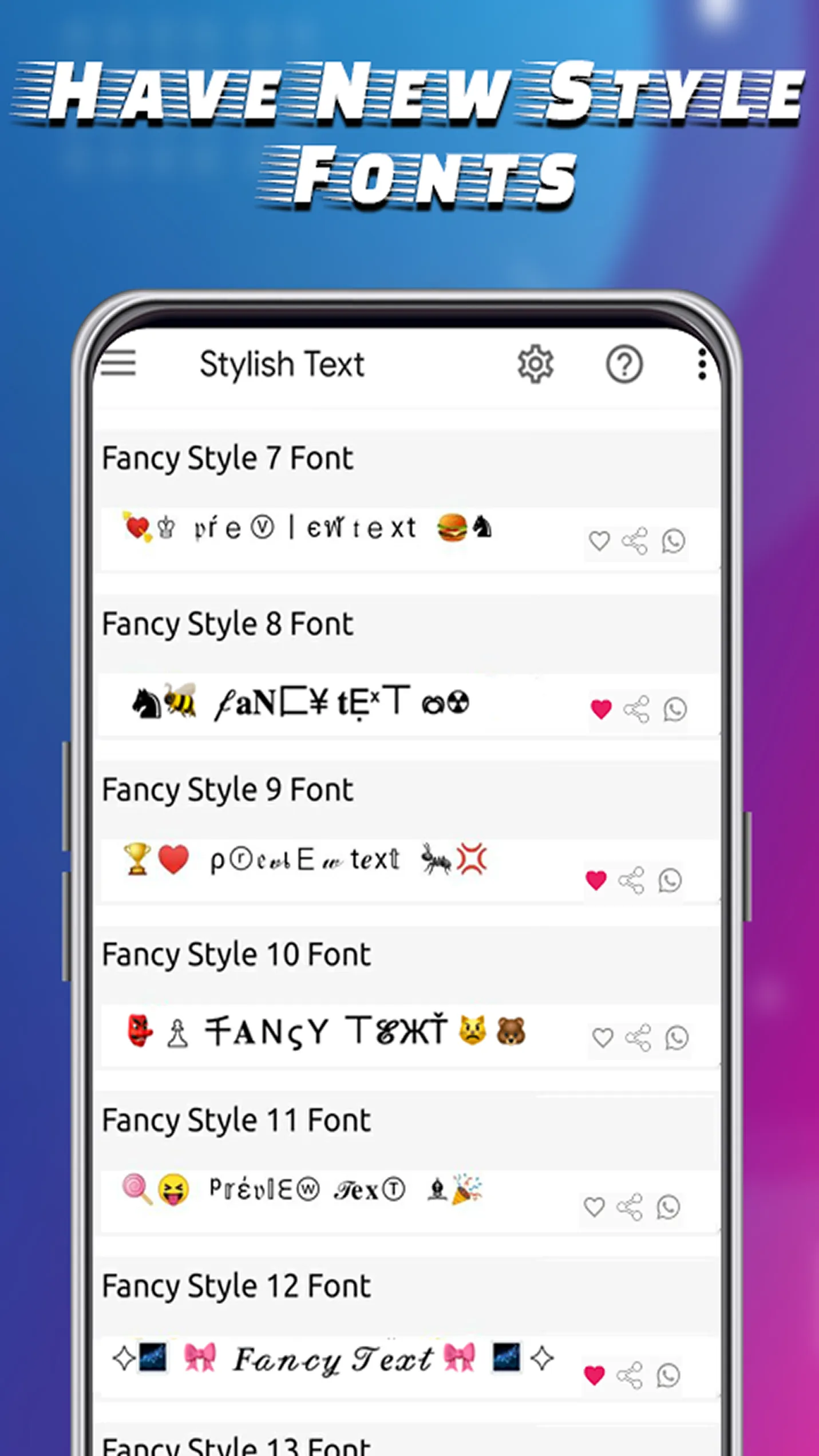 Stylish Fonts Keyboard | Indus Appstore | Screenshot