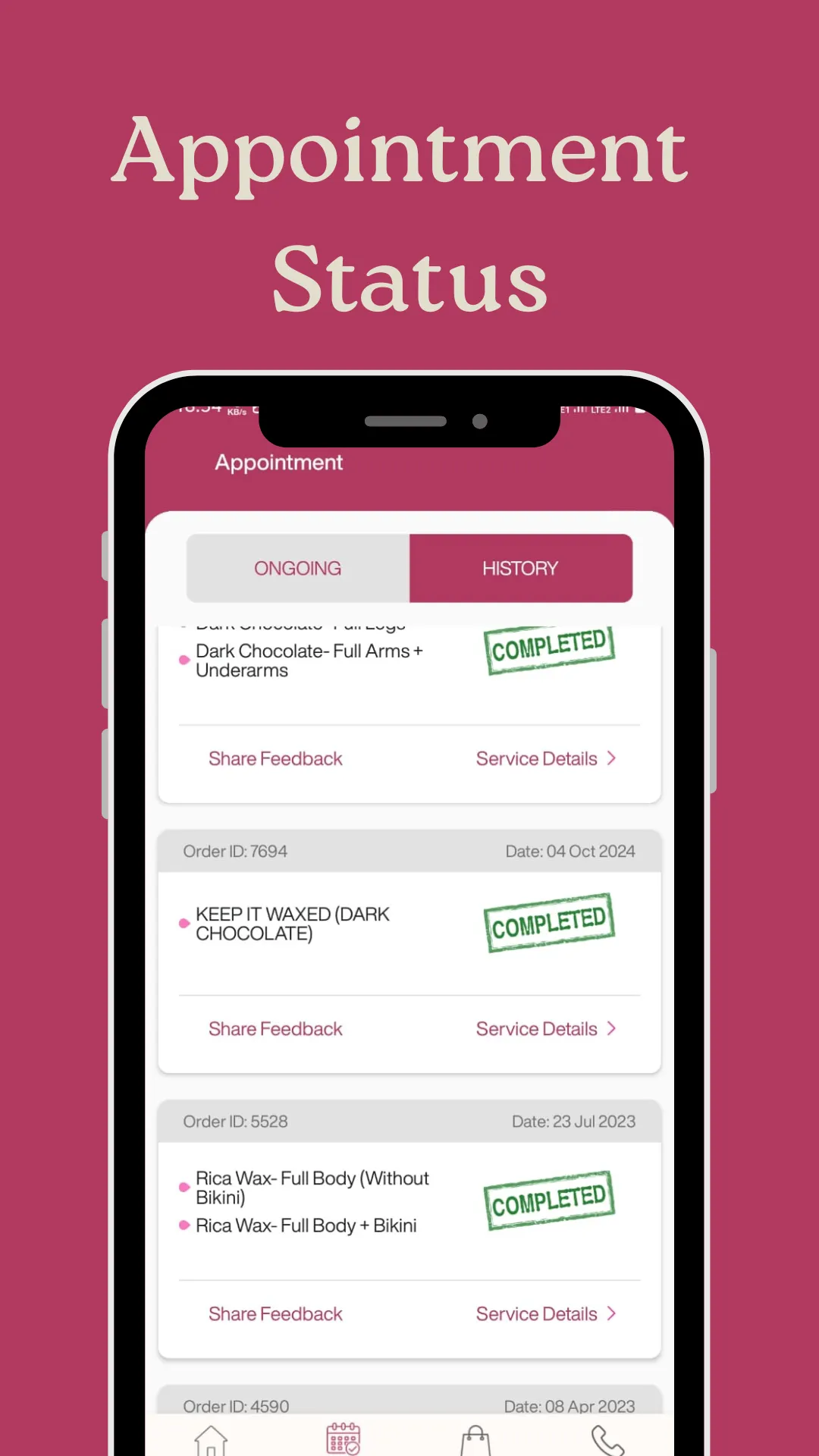 Perfect9 - Salon At Home | Indus Appstore | Screenshot