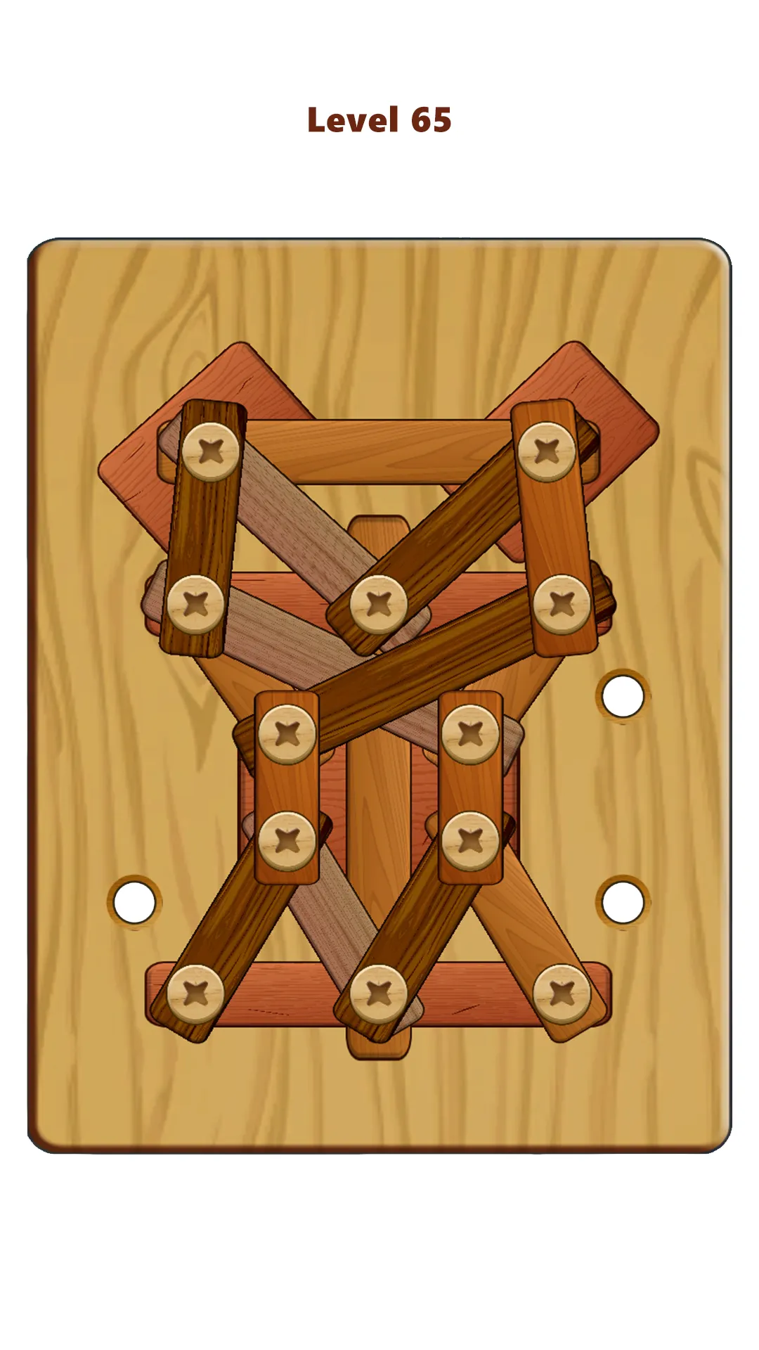 Wood Nuts & Bolts Puzzle | Indus Appstore | Screenshot
