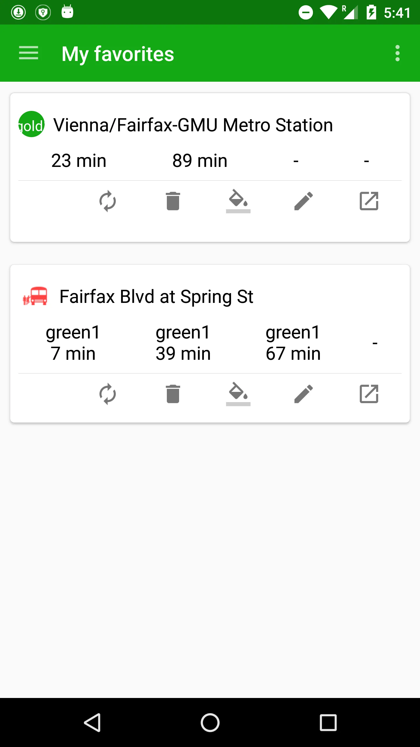 Fairfax Transit CUE | Indus Appstore | Screenshot