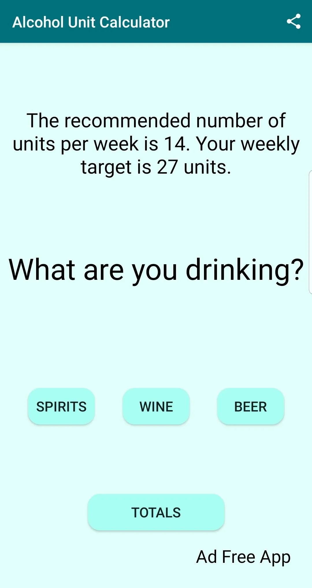 Alcohol Unit Calculator | Indus Appstore | Screenshot