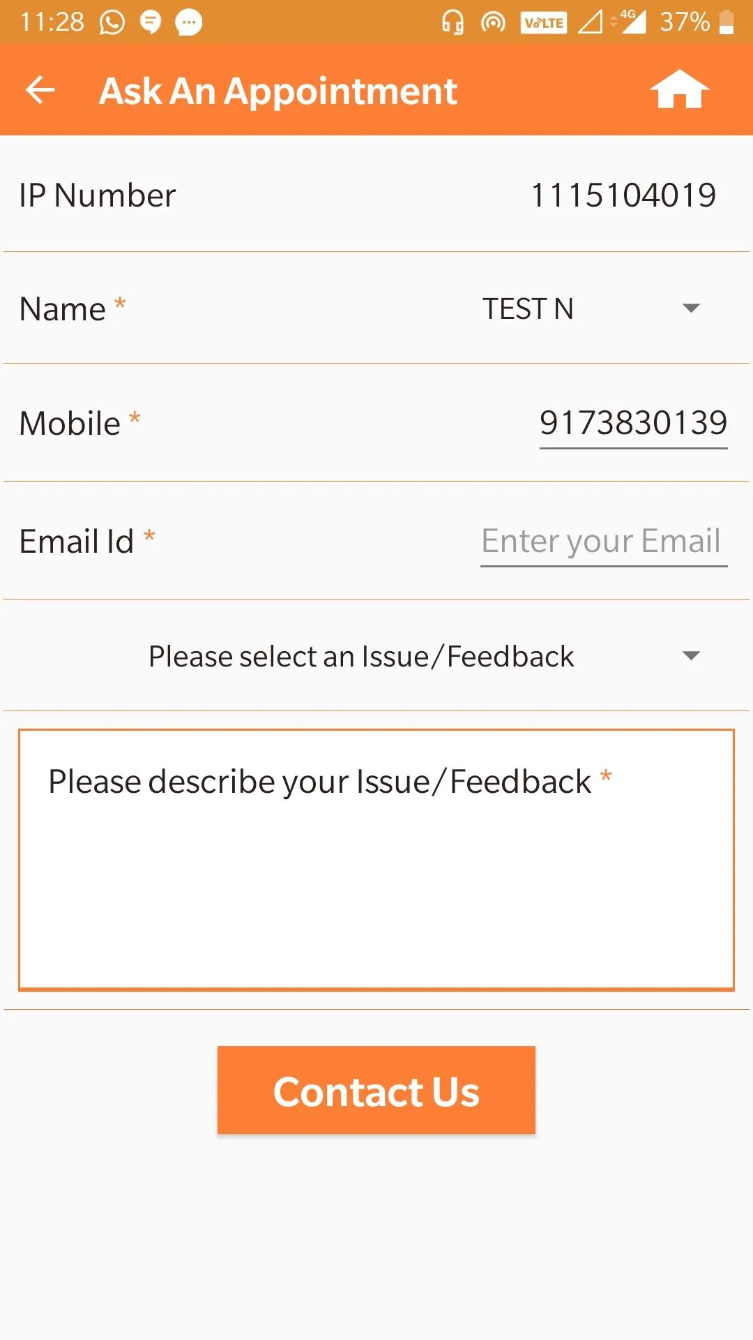 AskAnAppointment | Indus Appstore | Screenshot