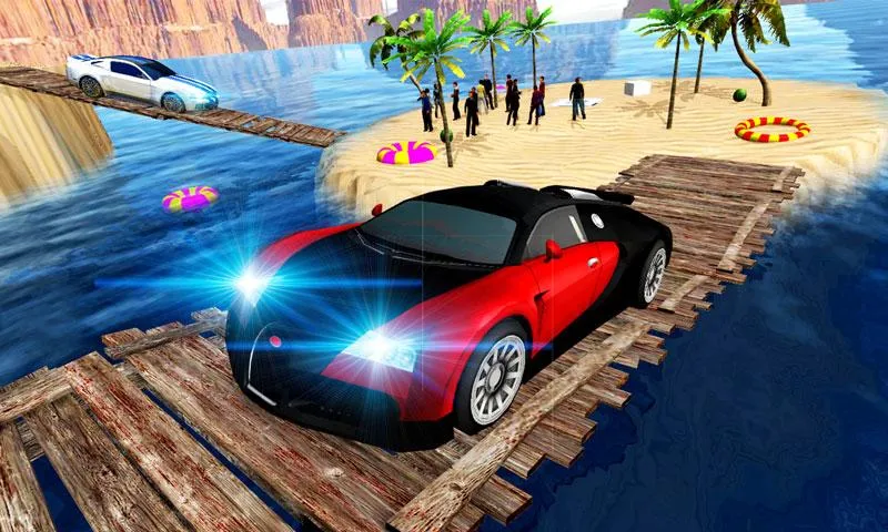 Beach Water Surfer Car Stunt | Indus Appstore | Screenshot