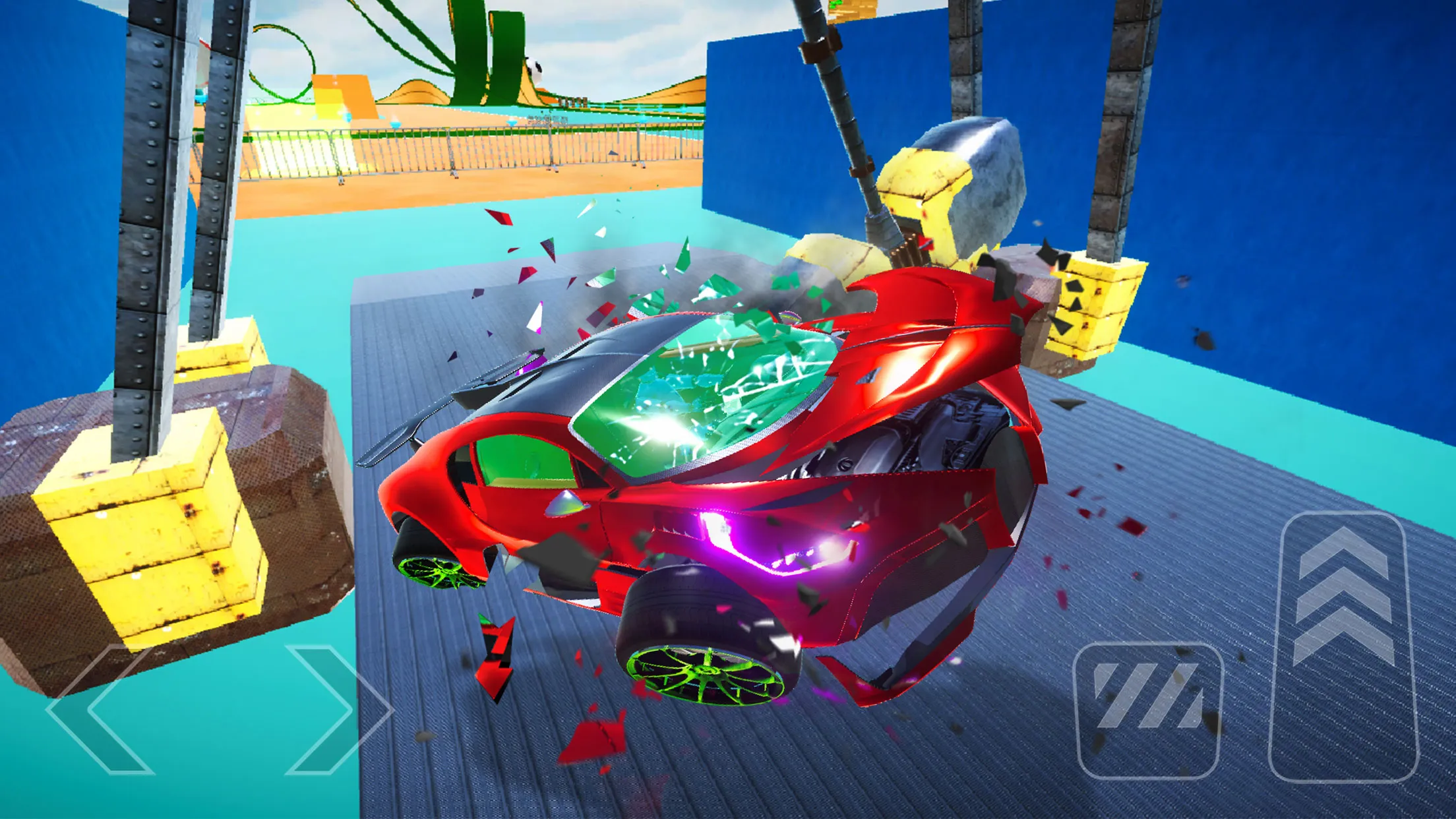 Hyper Cars Ramp Crash | Indus Appstore | Screenshot