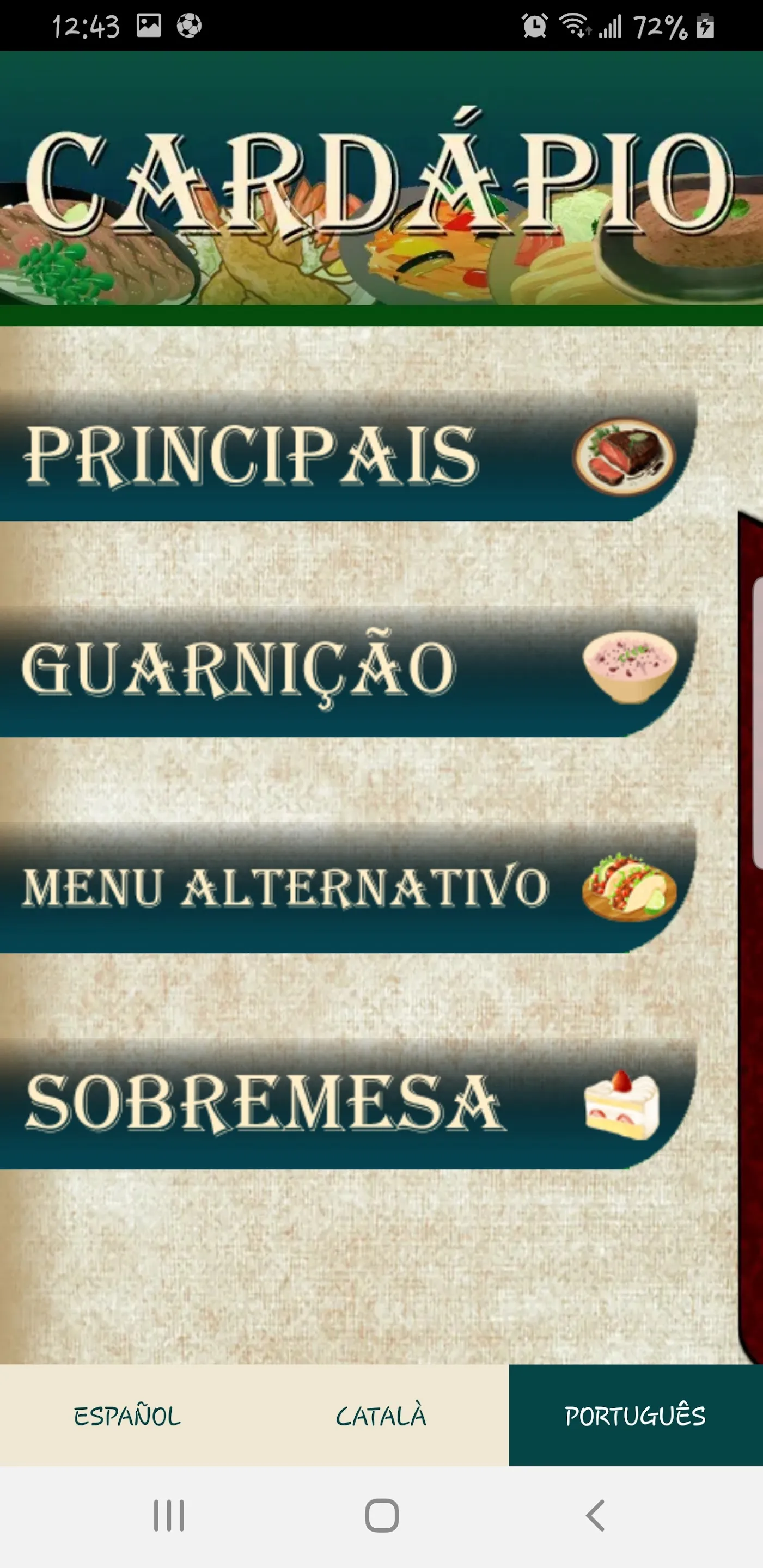 Recetas de Comida Casera | Indus Appstore | Screenshot