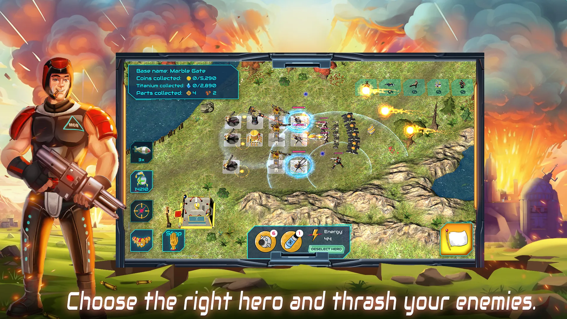 Boulder Base: Defense Strategy | Indus Appstore | Screenshot