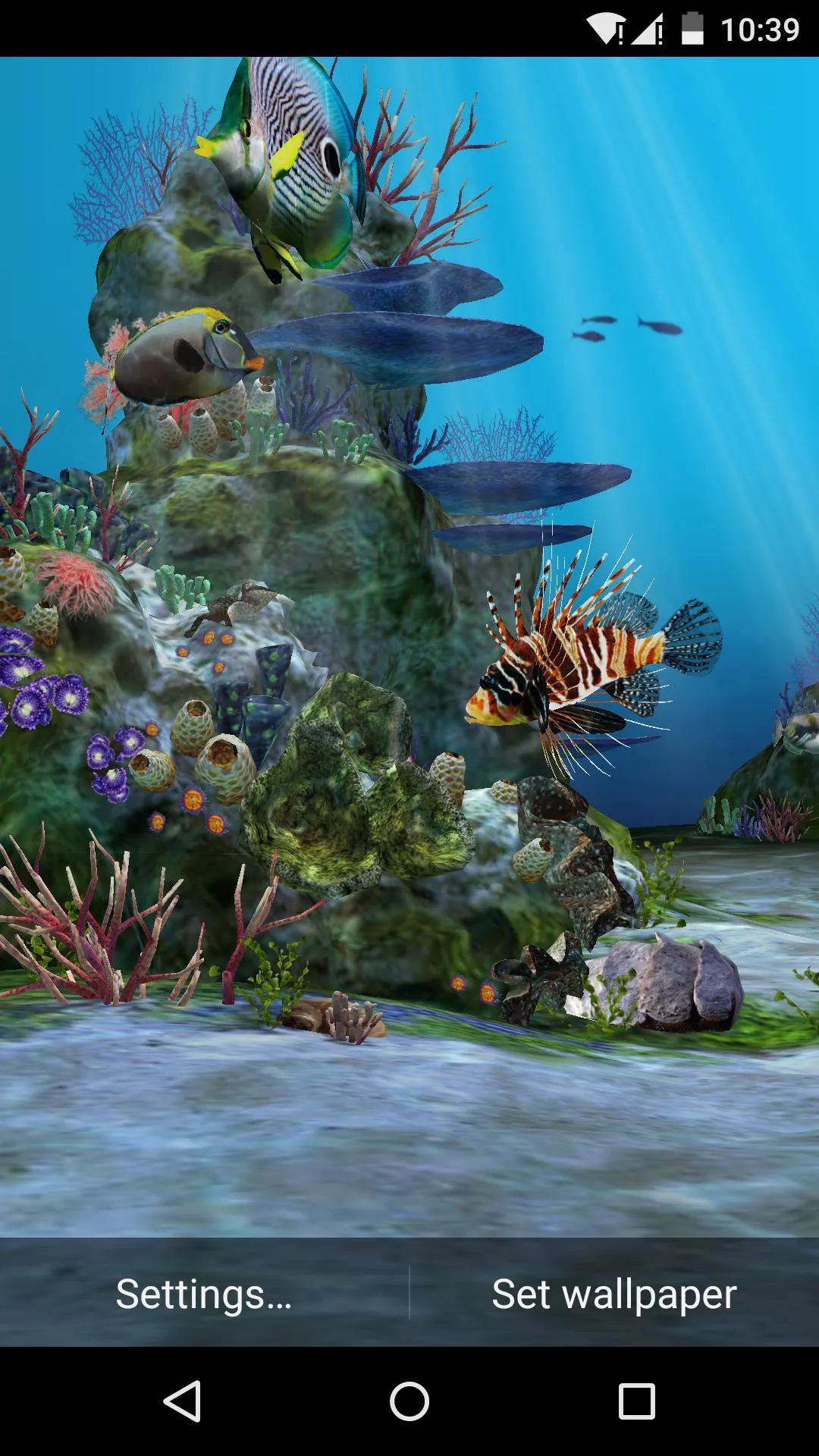 3D Aquarium Live Wallpaper HD | Indus Appstore | Screenshot