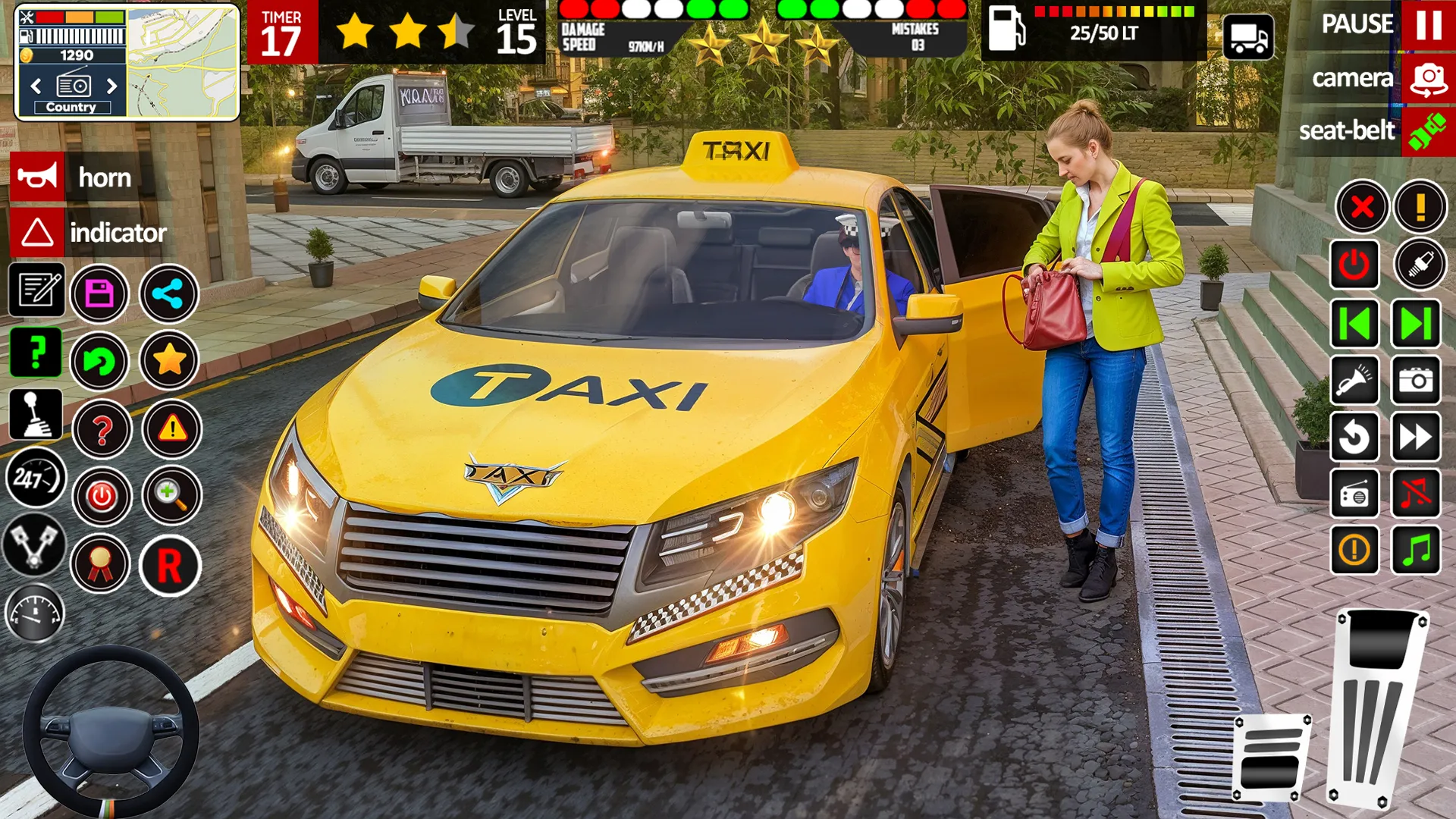 Car Driving Taxi Simulator | Indus Appstore | Screenshot