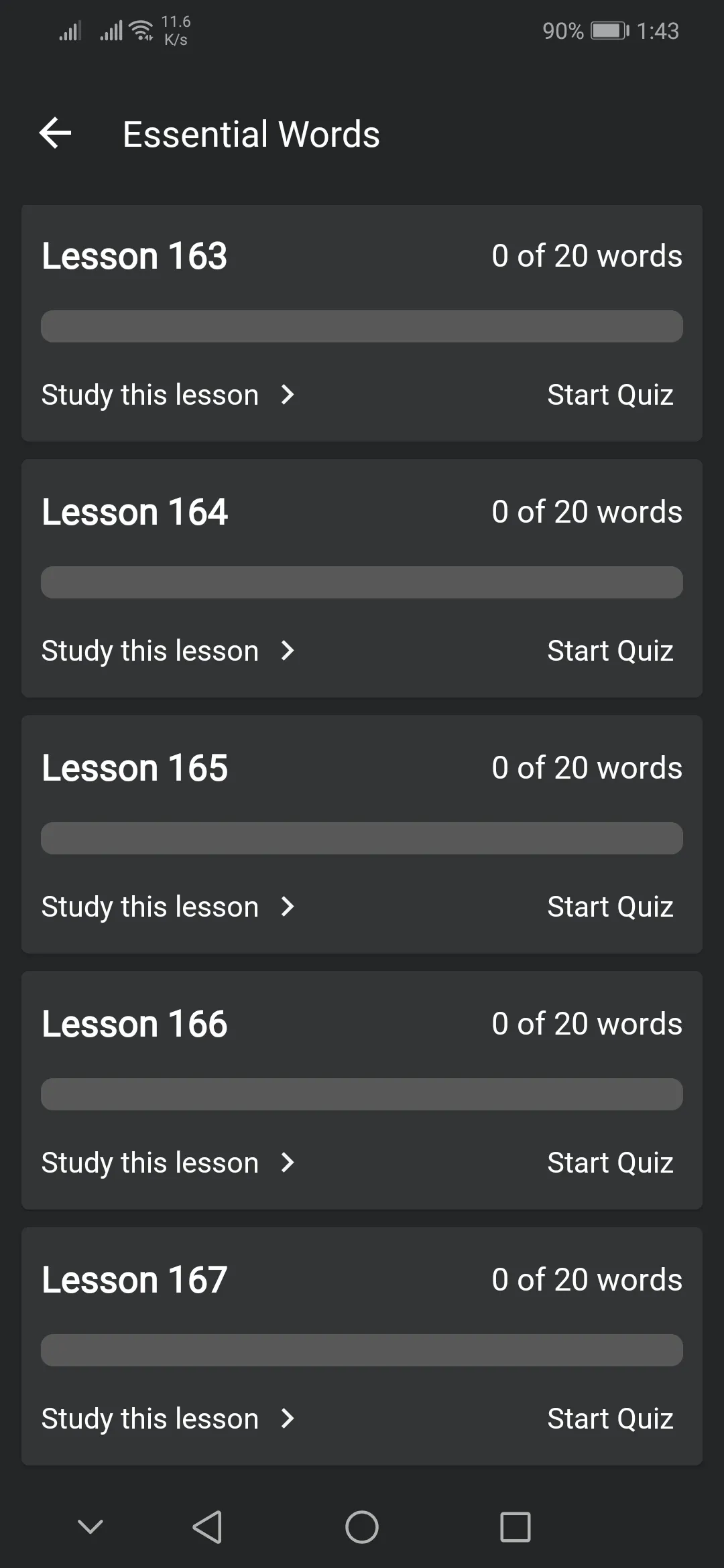 English Vocabulary Learn, Test | Indus Appstore | Screenshot